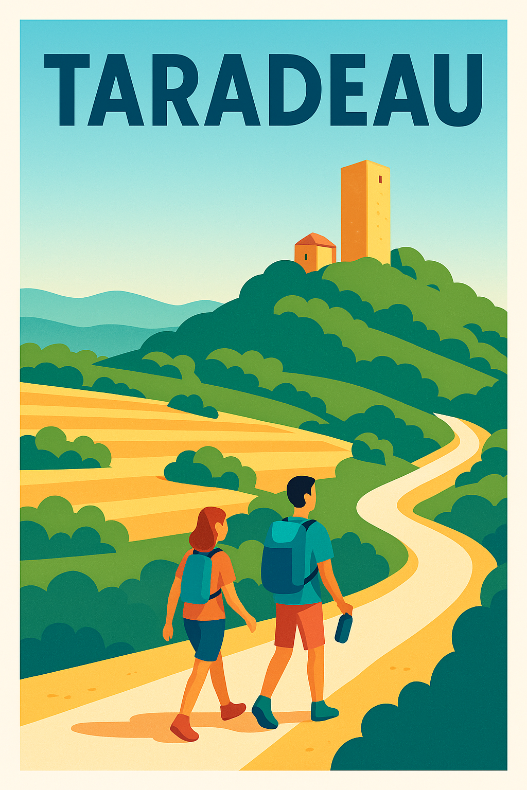 Affiche de Taradeau - Destination nature et randonnée