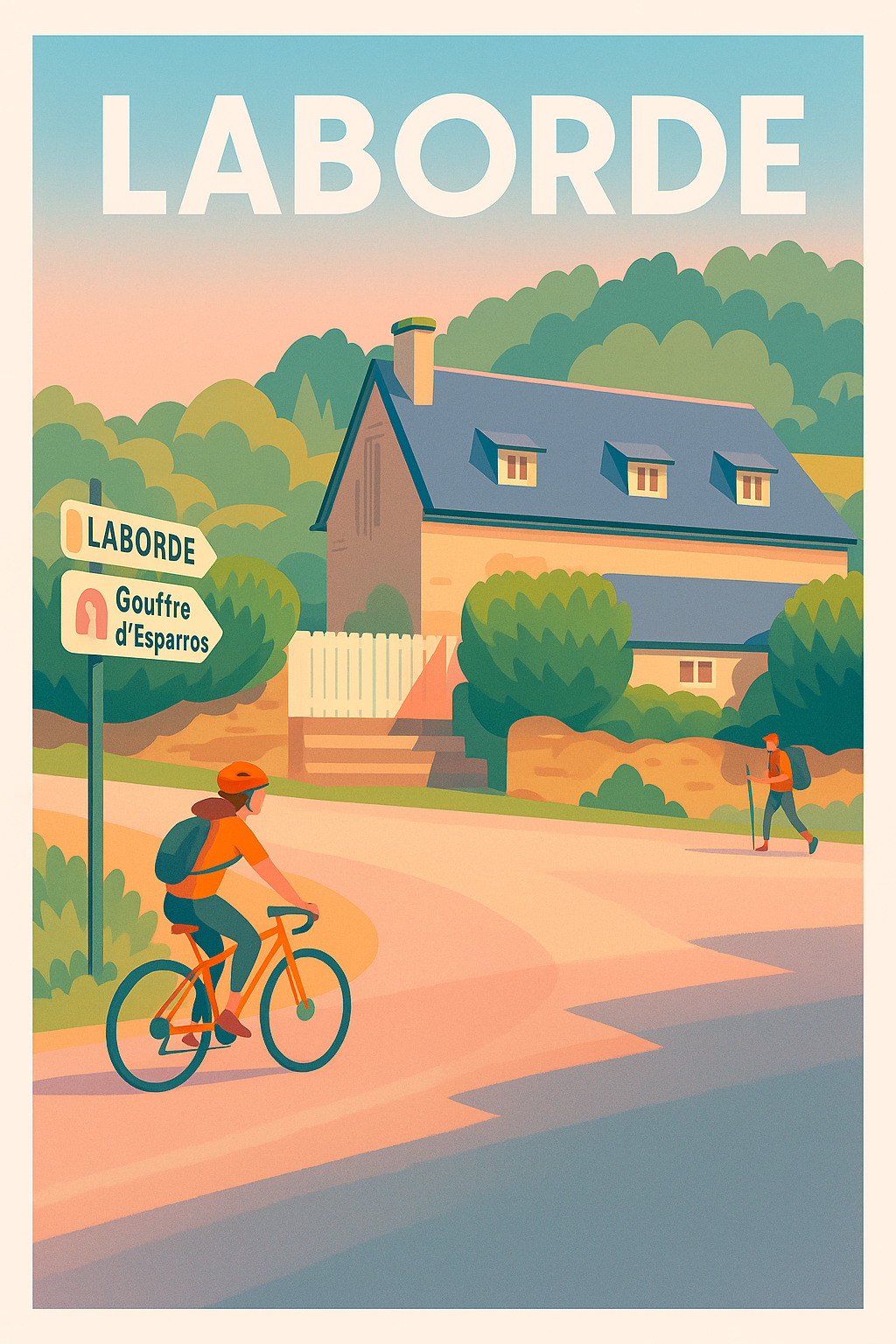 Affiche de Laborde - L'appel de la nature et de l'aventure