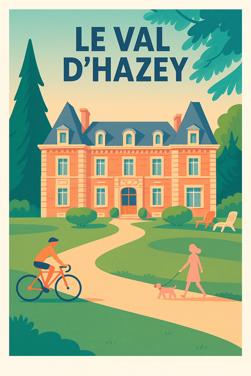 Affiche de Le Val d'Hazey - Élégance et douceur de vivre