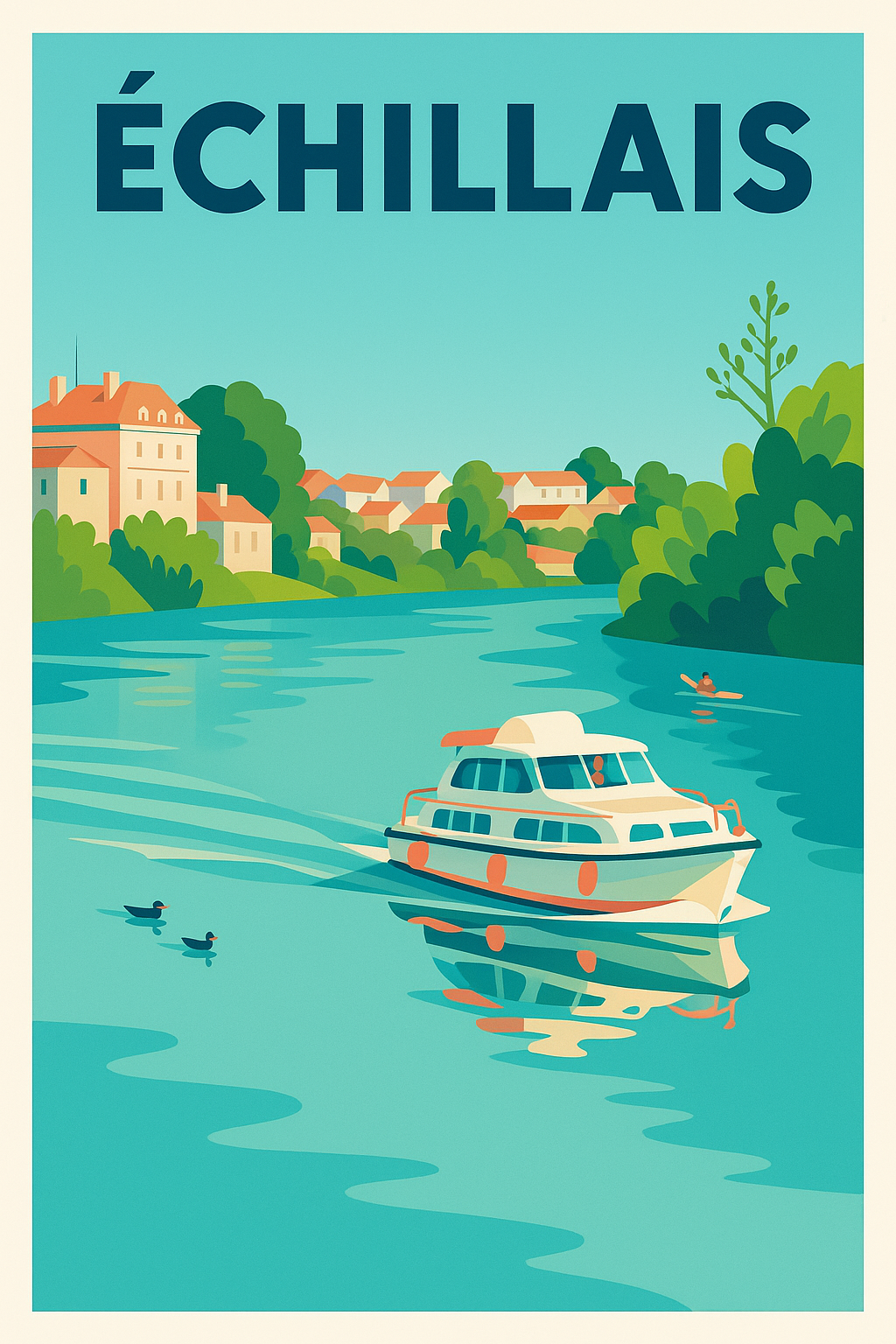Affiche de Échillais - Sérénité au fil de l'eau