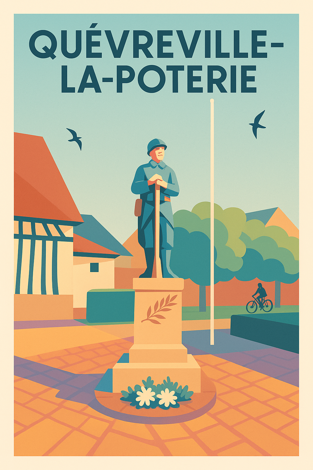 Affiche de Quévreville-la-Poterie - Charme et Mémoire au cœur du village