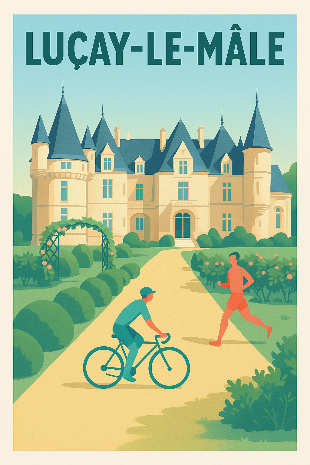 Affiche de Luçay-le-Mâle - Charme et détente au cœur du château