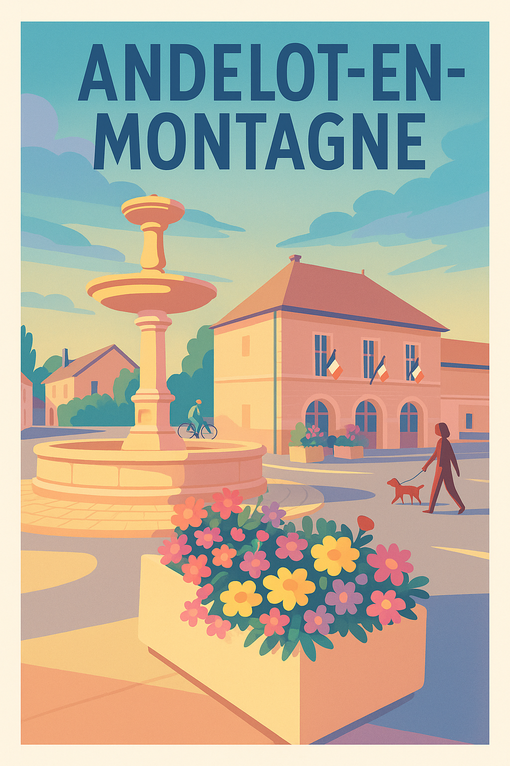 Affiche de Andelot-en-Montagne - Charme et sérénité au cœur du village