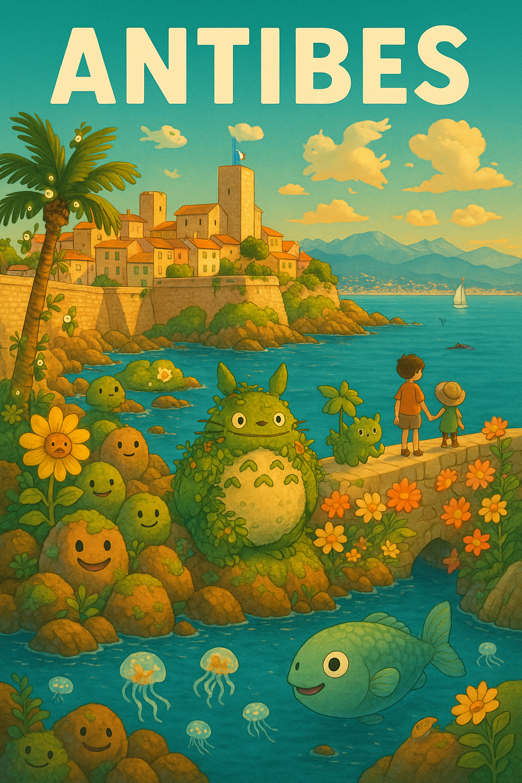 Affiche de Antibes - Plongez dans la féérie côtière