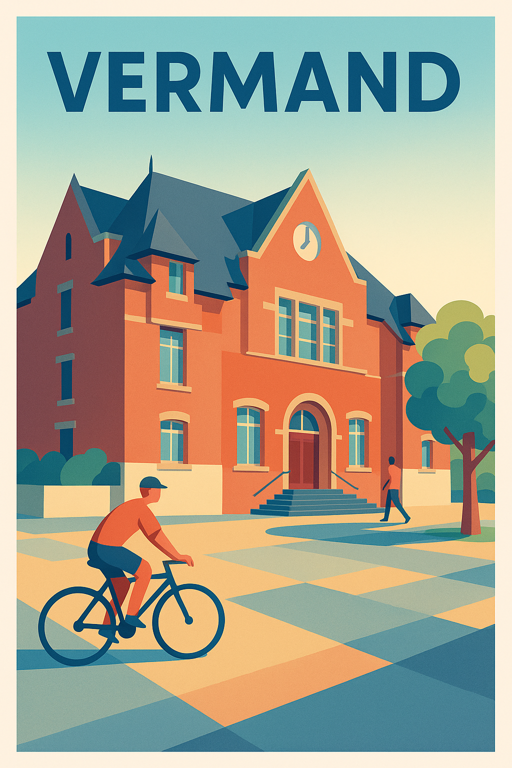 Affiche de Vermand - L'élégance architecturale au cœur de la ville