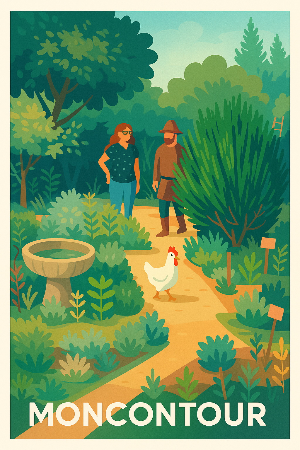 Affiche Moncontour — L'authenticité en pleine nature · poster d'art de Moncontour