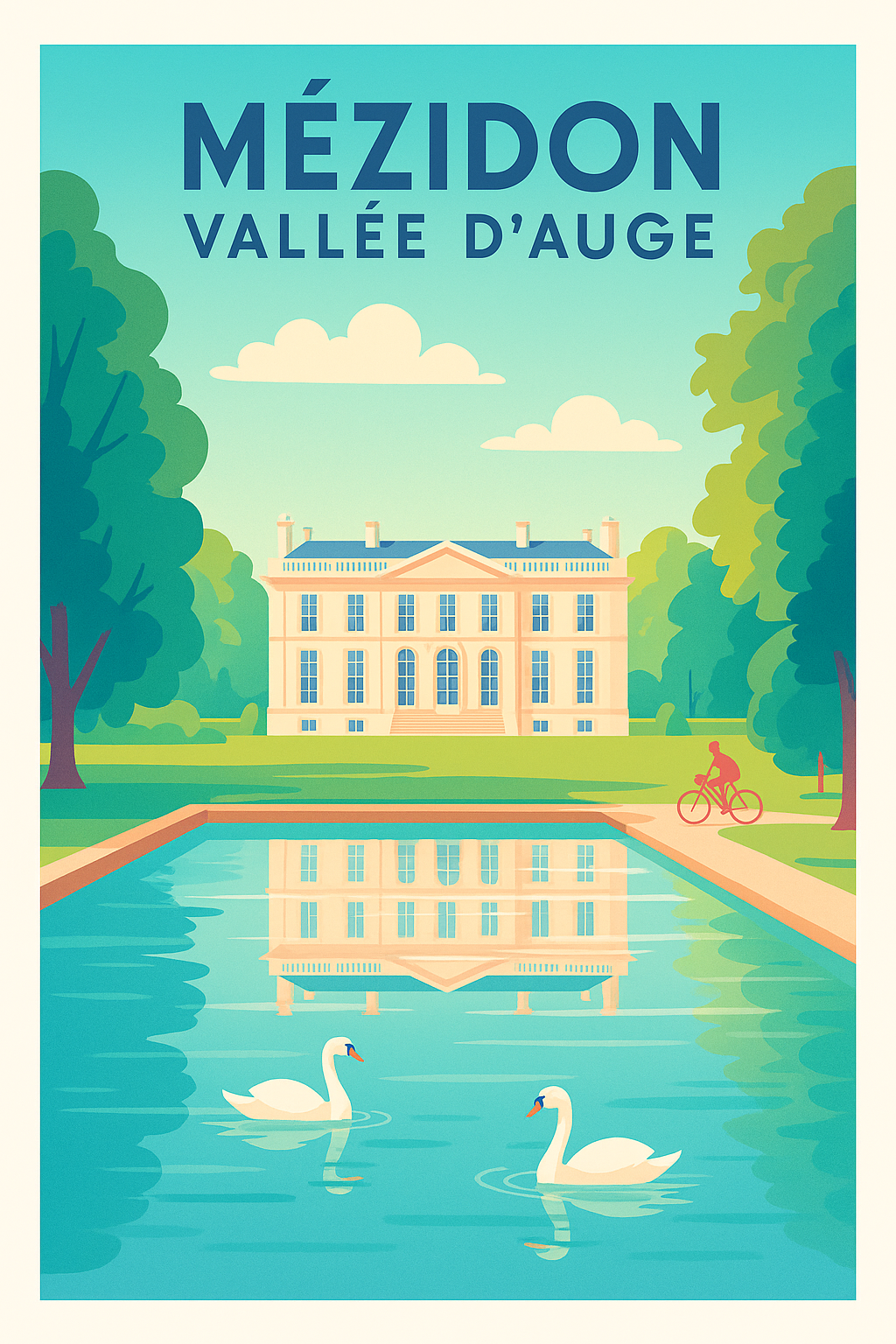 Affiche de Mézidon - Tranquillité et élégance en Vallée d'Auge