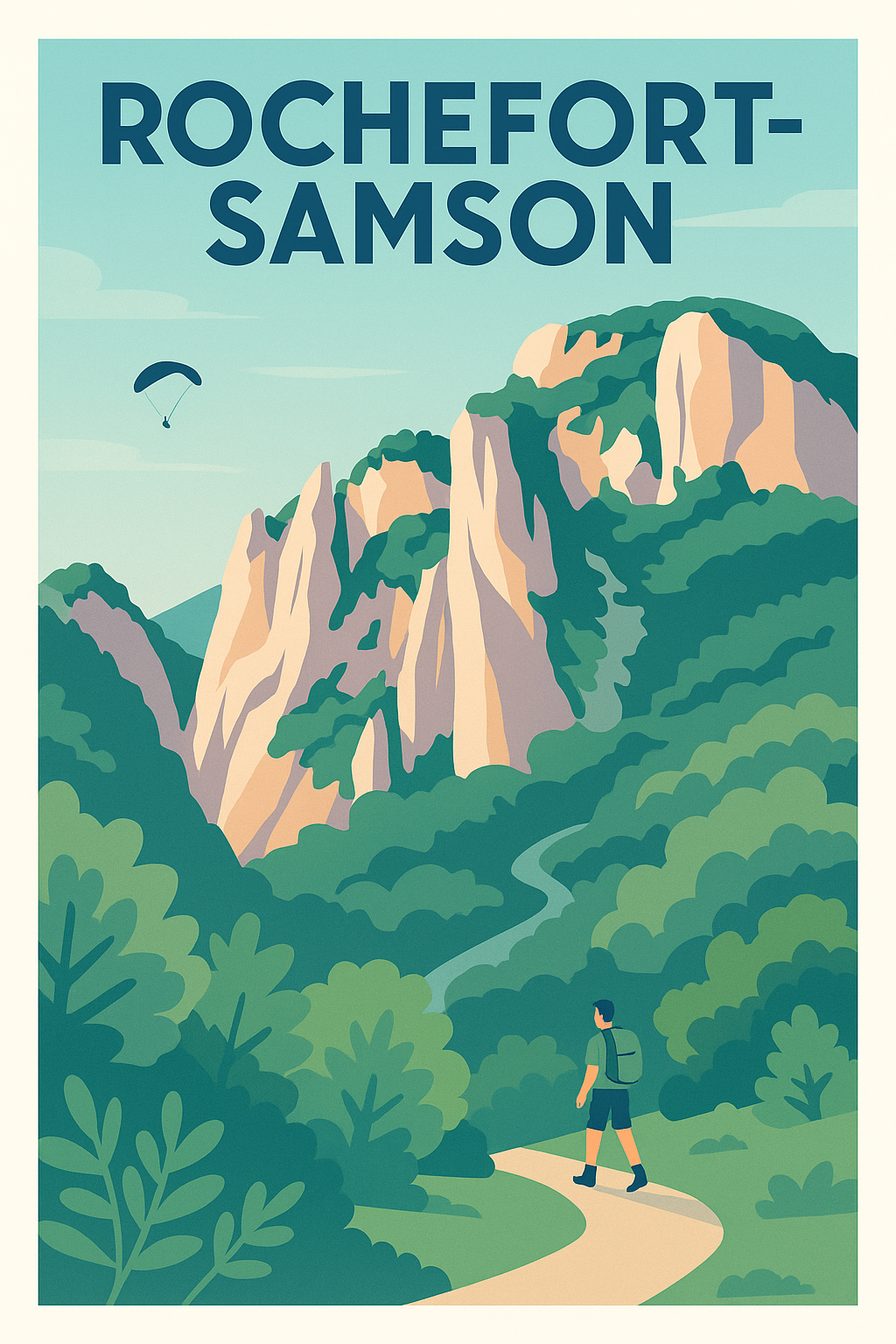 Affiche de Rochefort-Samson - Évasion nature et randonnée