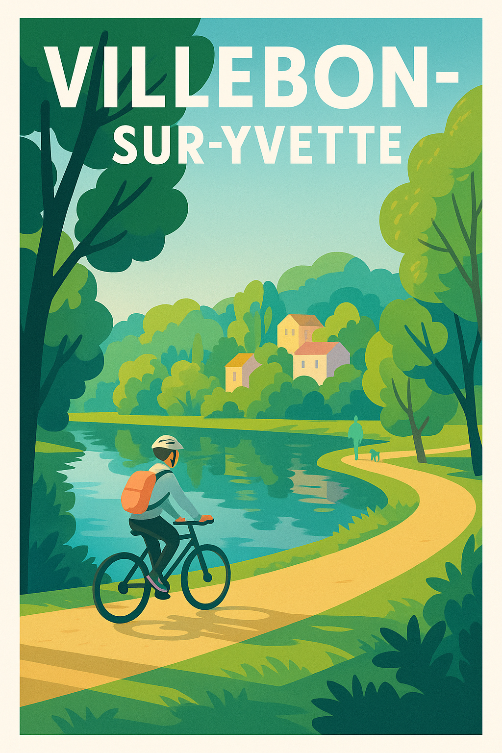 Affiche de Villebon-sur-Yvette - Balade nature à vélo