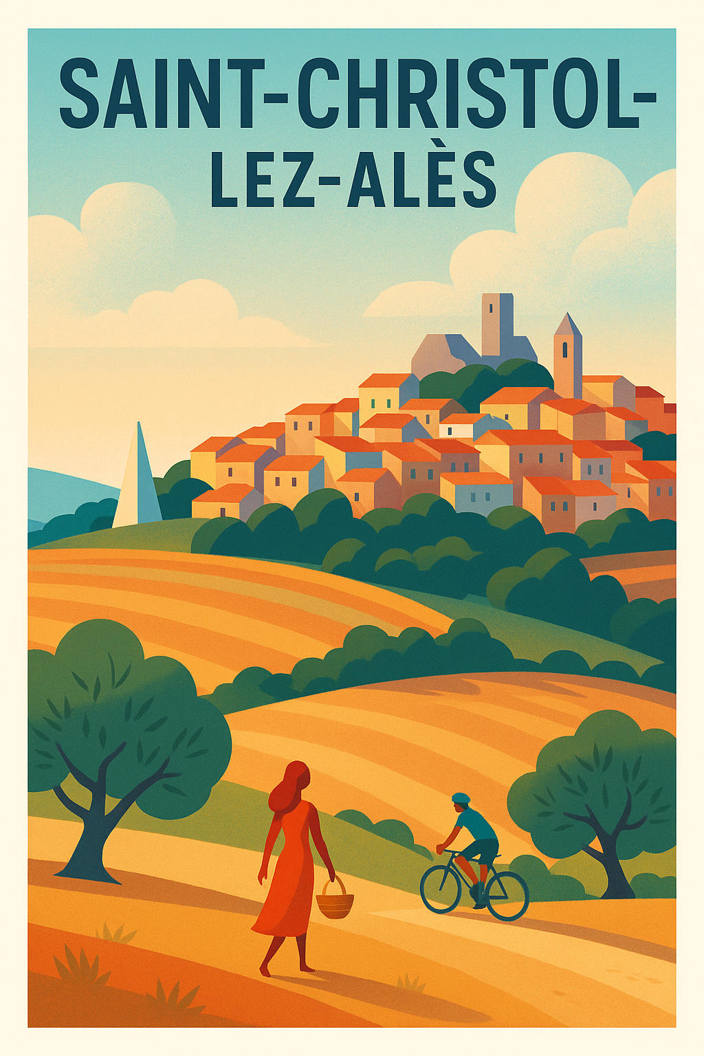 Affiche de Saint-Christol-lez-Alès - Évasion bucolique au cœur de la nature