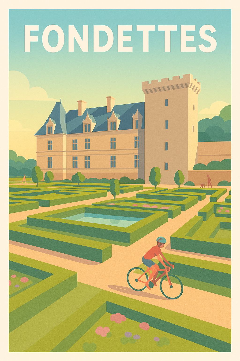 Affiche de Fondettes - Charme et sérénité au cœur des Jardins