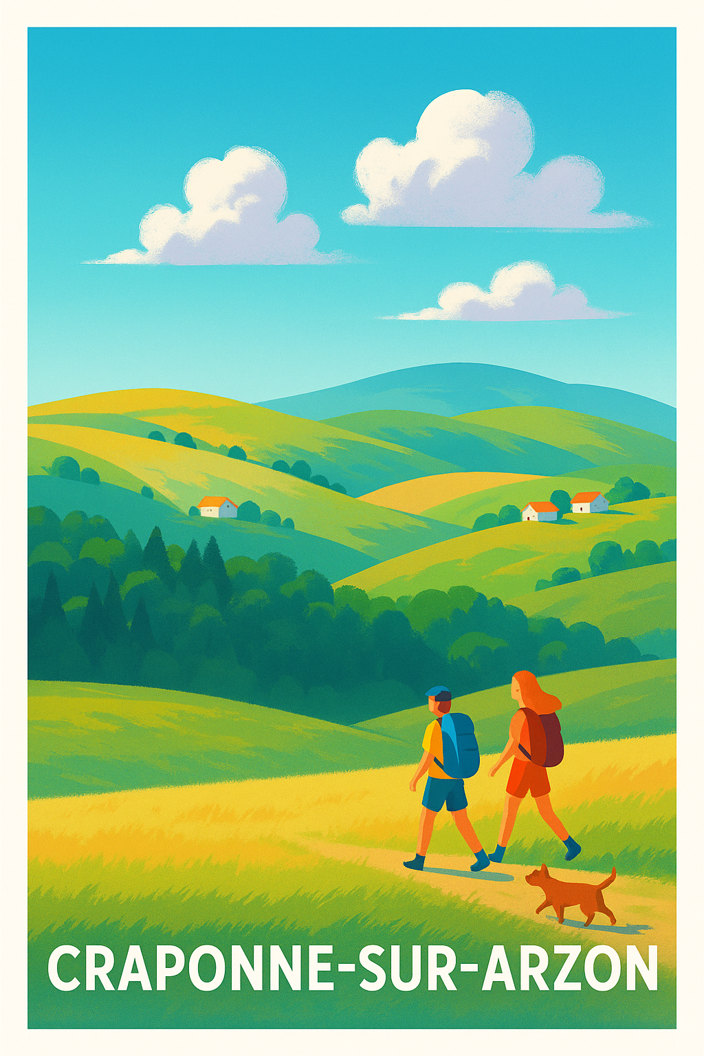 Affiche de Craponne-sur-Arzon - Escapade nature au cœur des monts