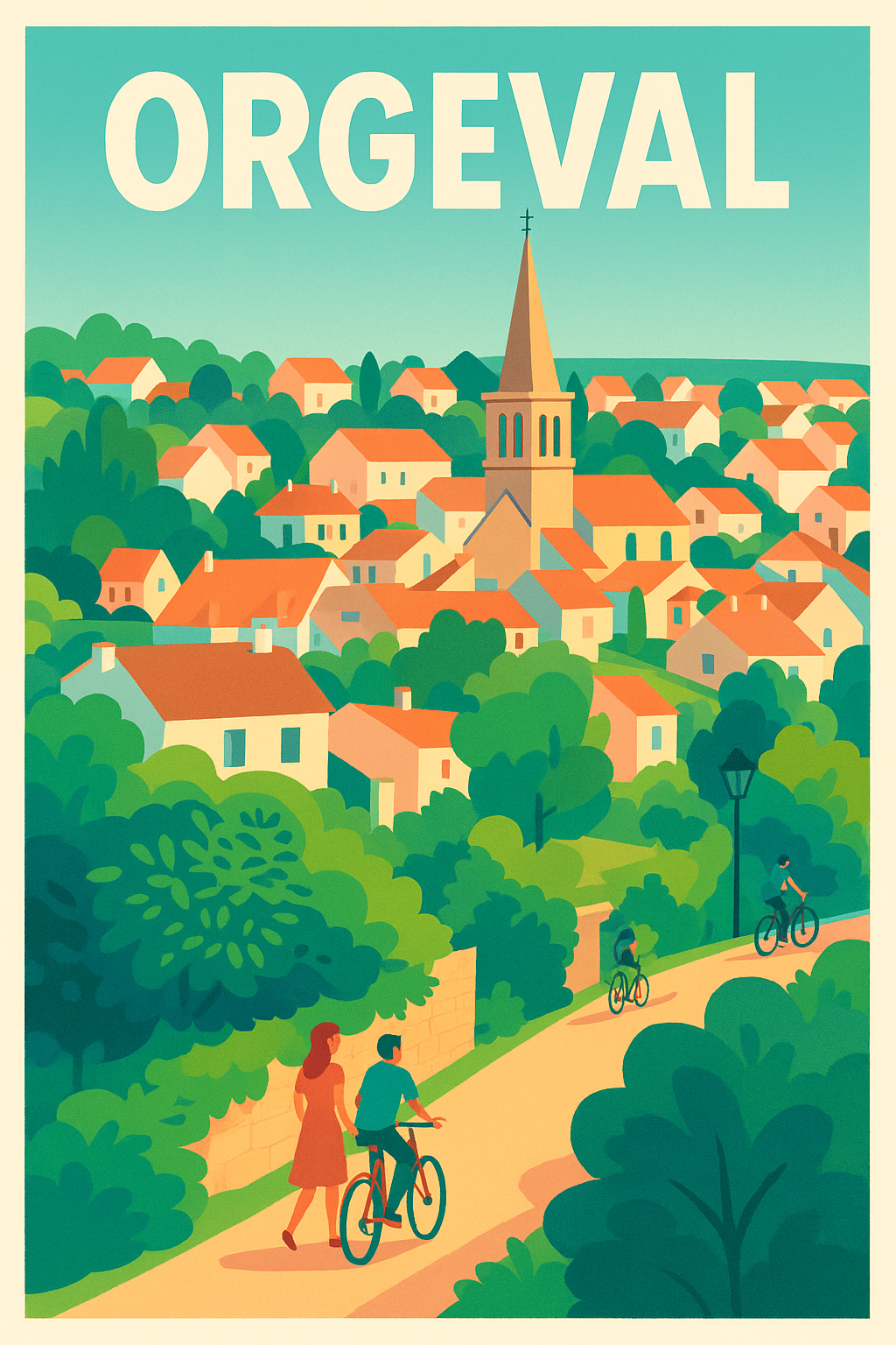 Affiche de Orgeval - L'Esprit Paisible d'un Village Authentique