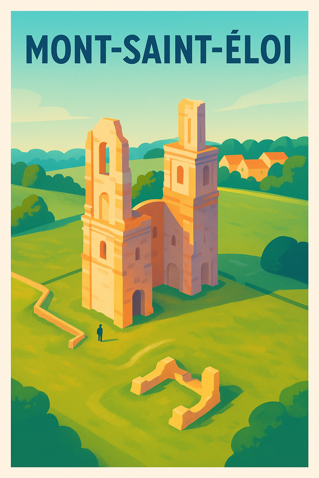 Affiche de Mont-Saint-Éloi - Splendeur historique en pleine nature