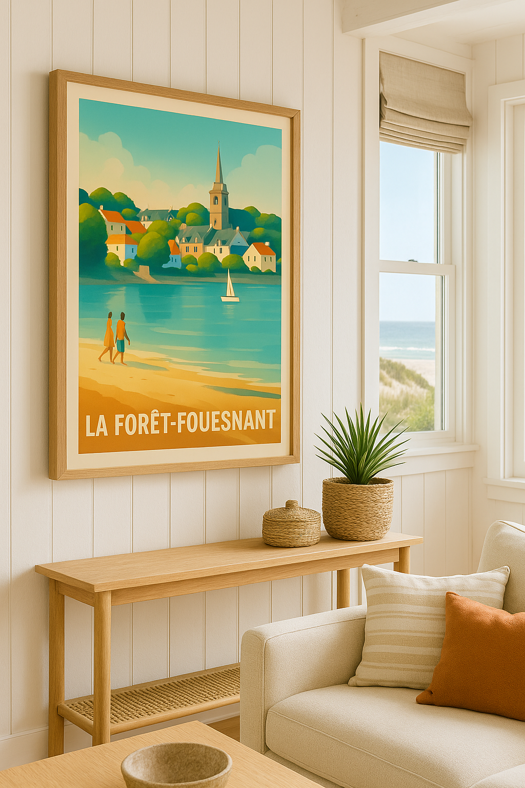 Mise en situation Affiche de La Forêt-Fouesnant - Balade paisible au bord de l'eau