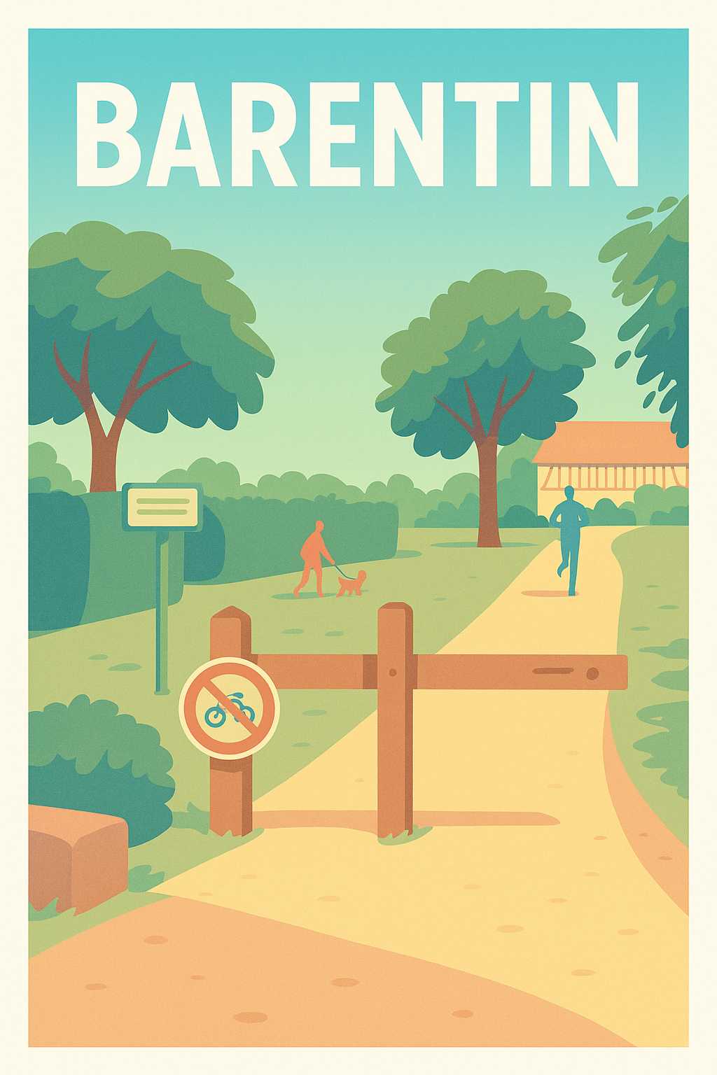 Affiche de Barentin - Promenade en pleine nature