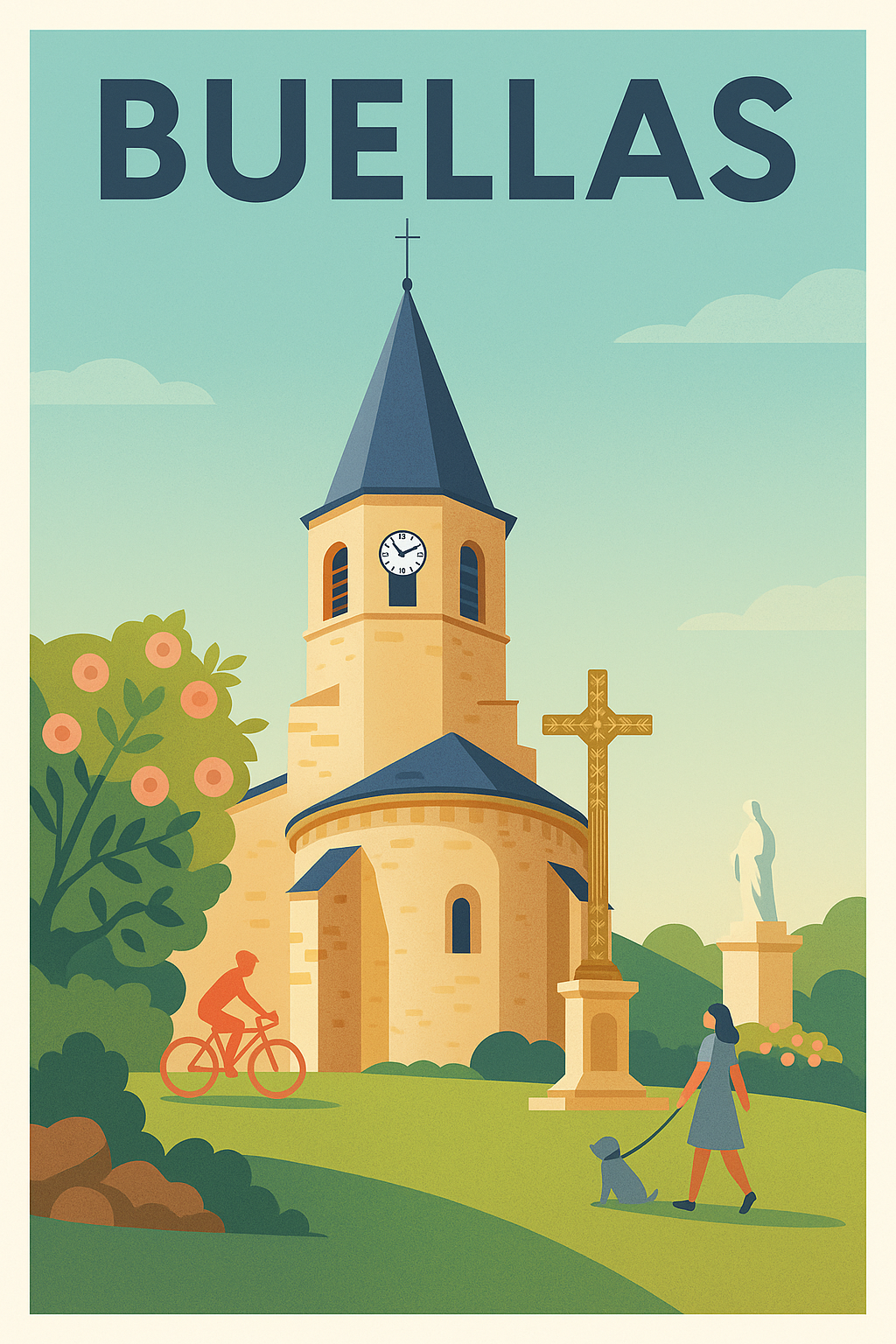 Affiche de Buellas - Charme et sérénité au cœur de la nature