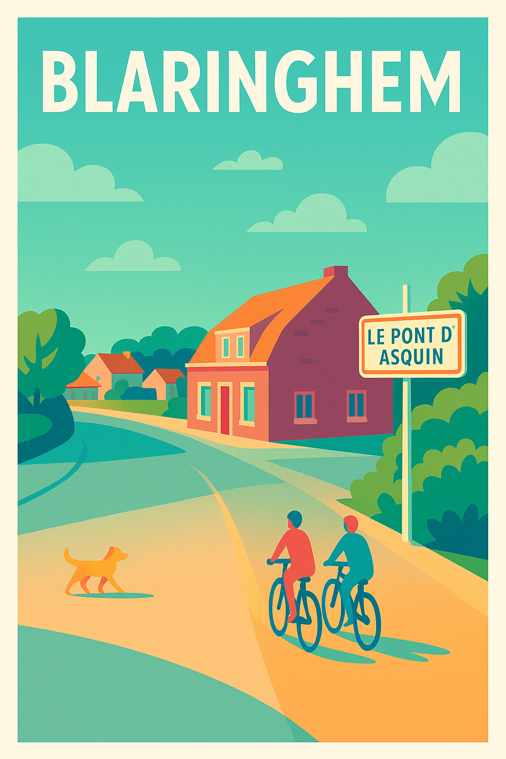 Affiche de Blaringhem - Promenade paisible au Pont d'Asquin