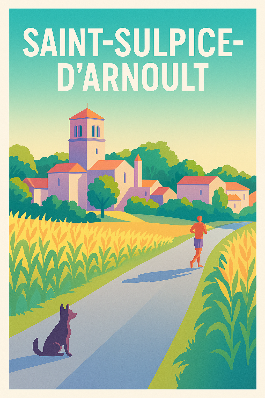 Affiche de Saint-Sulpice-d'Arnoult - L'escapade campagnarde authentique