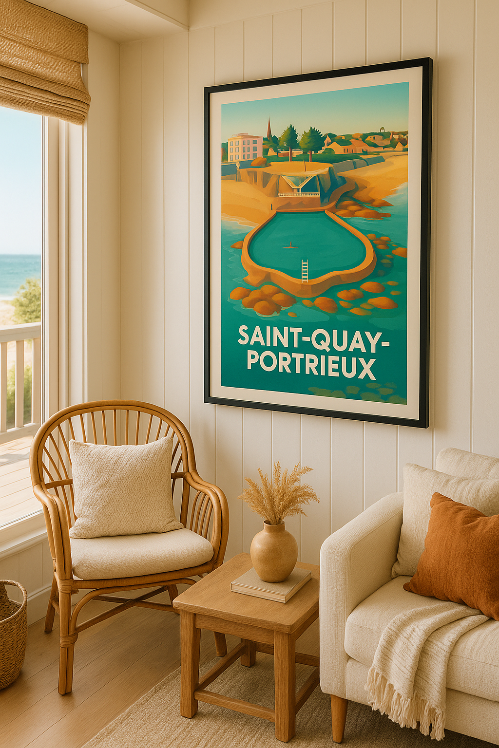 Mise en situation Affiche de Saint-Quay-Portrieux - Charme côtier et piscine naturelle