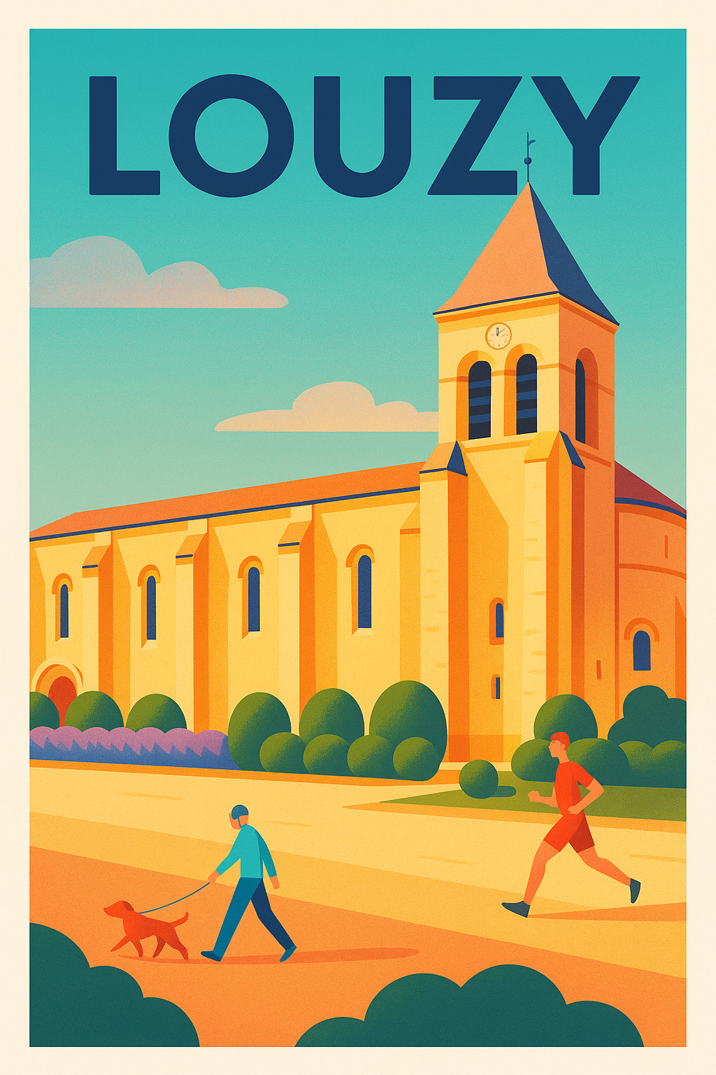 Affiche de Louzy - Charme et Sérénité au Coeur de la Ville