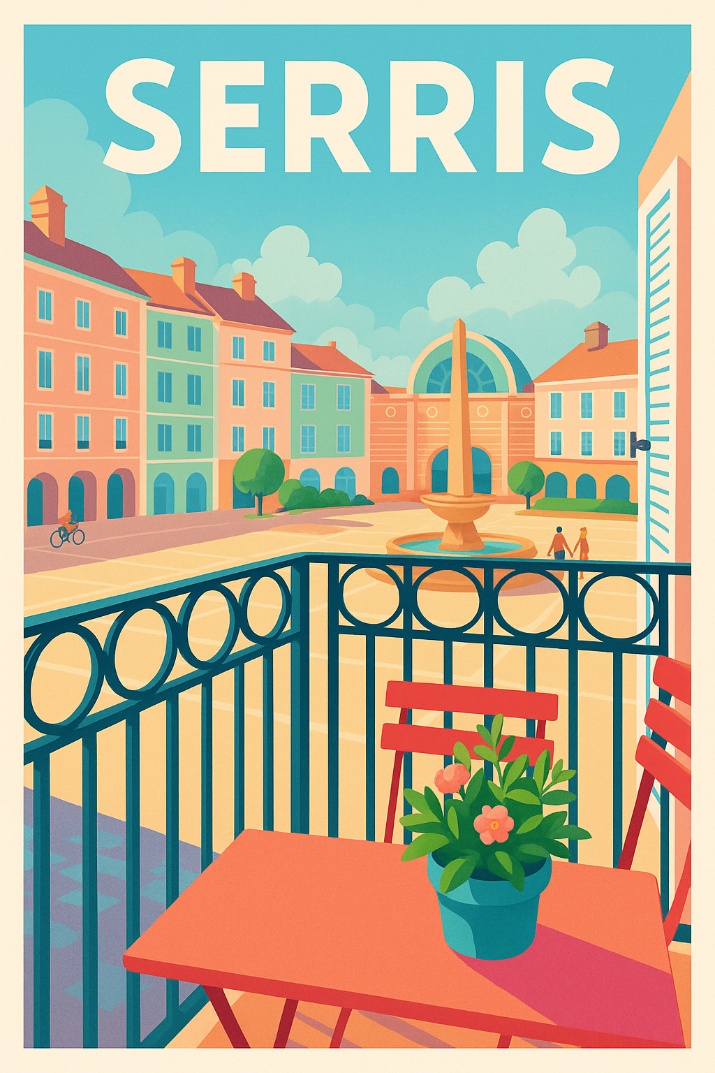 Affiche de Serris - Charme et Sérénité au Cœur de la Ville