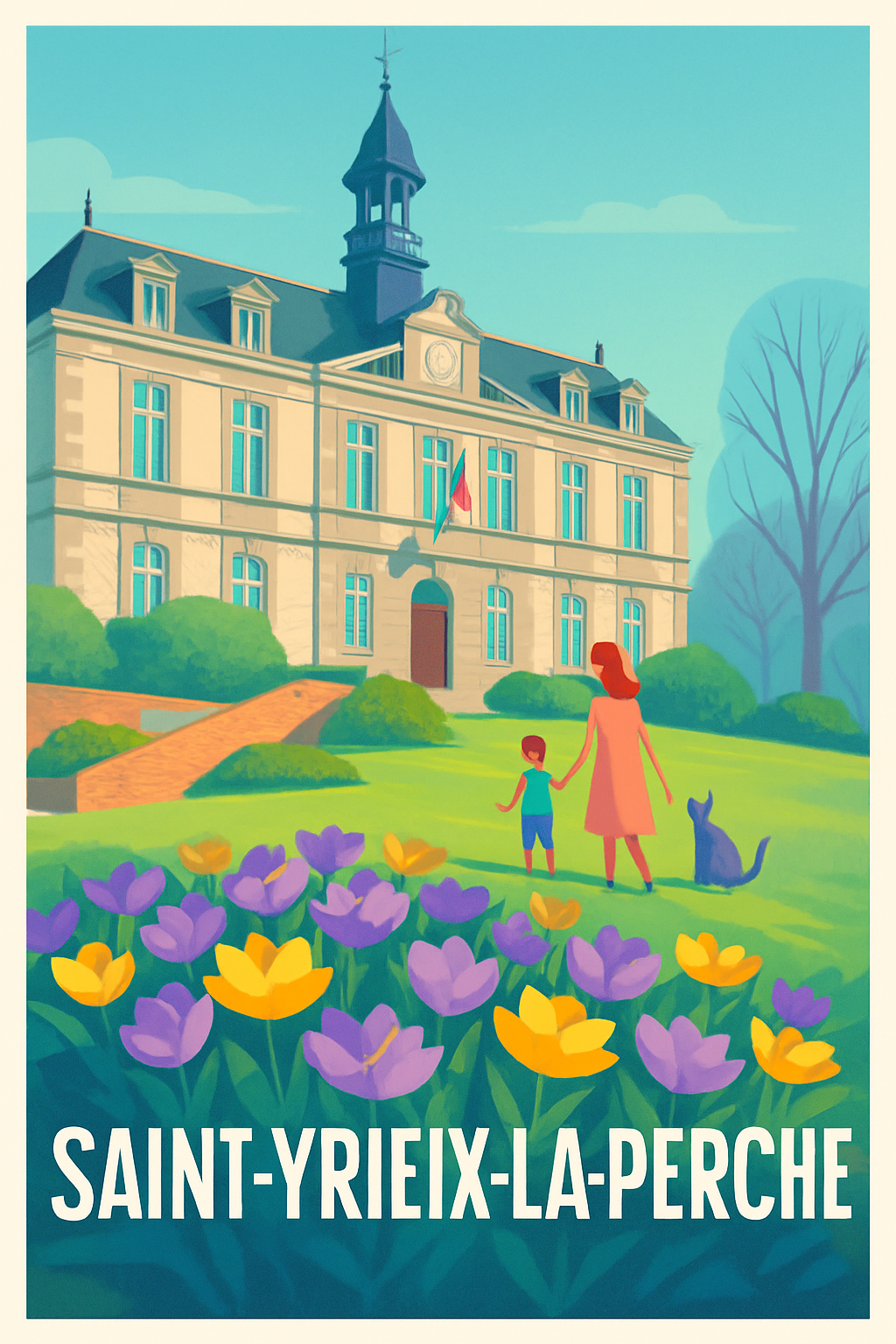 Affiche de Saint-Yrieix-la-Perche - L'élégance d'un instant paisible