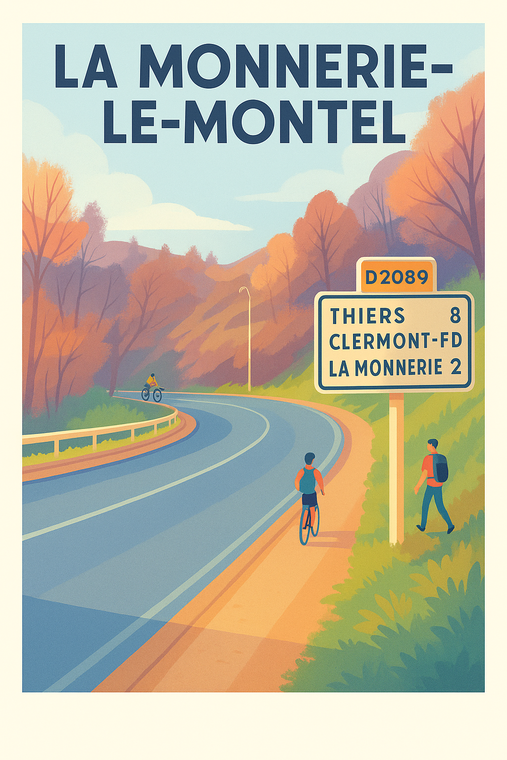 Affiche de La Monnerie-le-Montel - Invitation à la balade automnale
