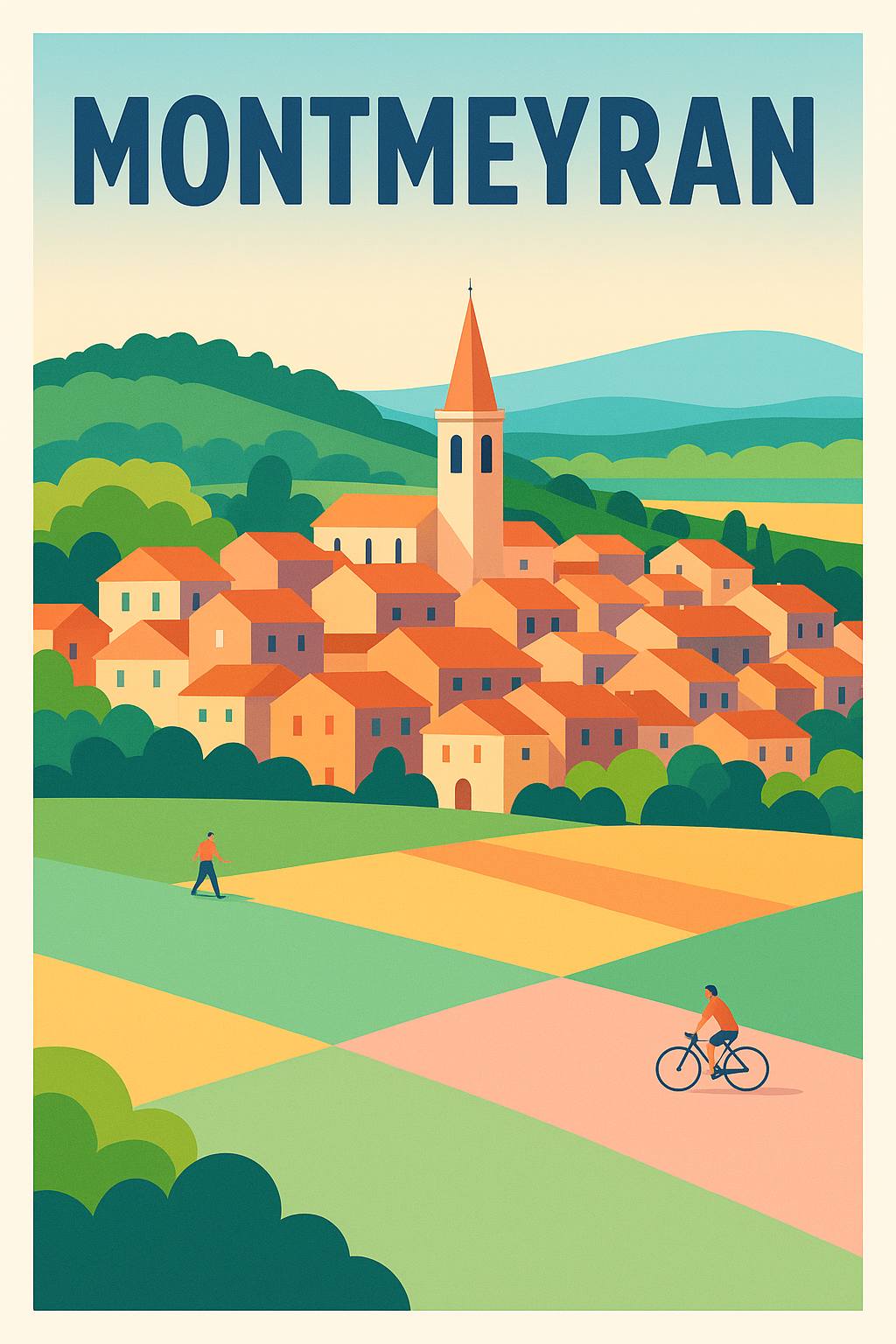 Affiche de Montmeyran - Charme rural et douceur de vivre