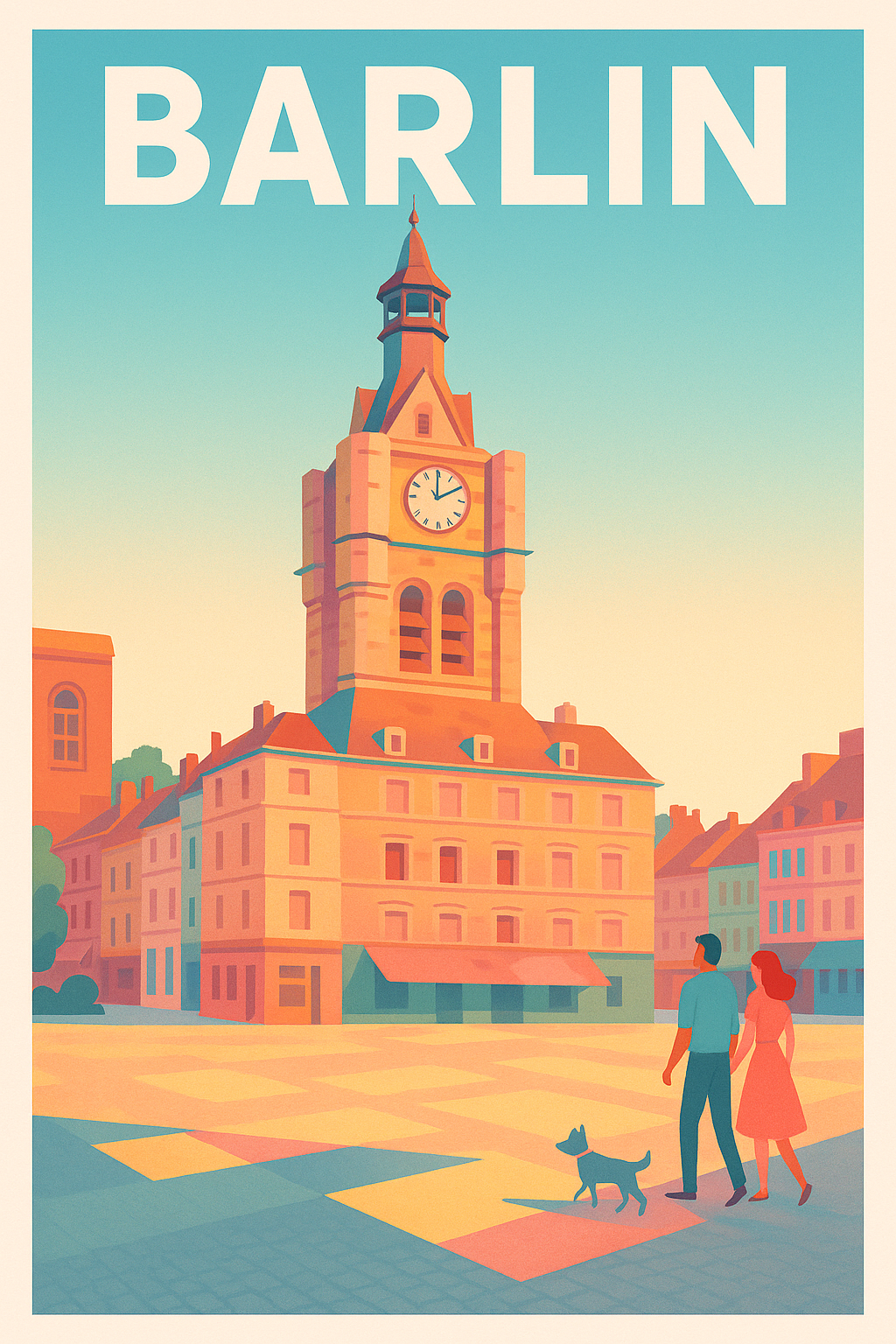 Affiche de Barlin - Voyage intemporel au cœur de la ville