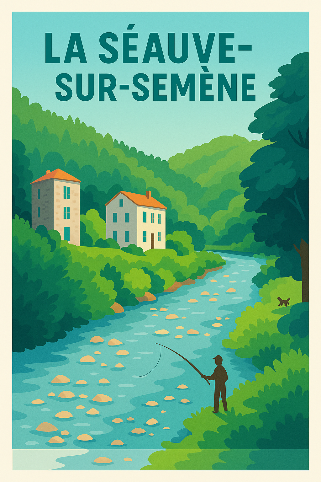 Affiche de La Séauve-sur-Semène - Sérénité au bord de l'eau