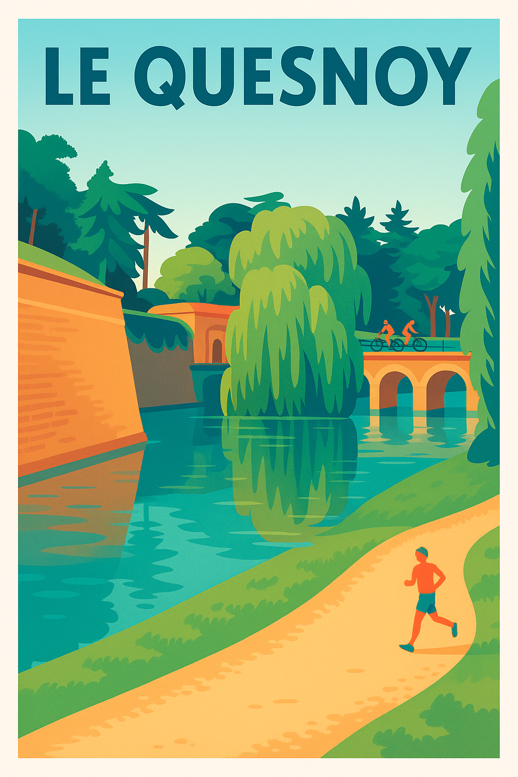 Affiche de Le Quesnoy - Tranquillité et Nature au Cœur de la Ville