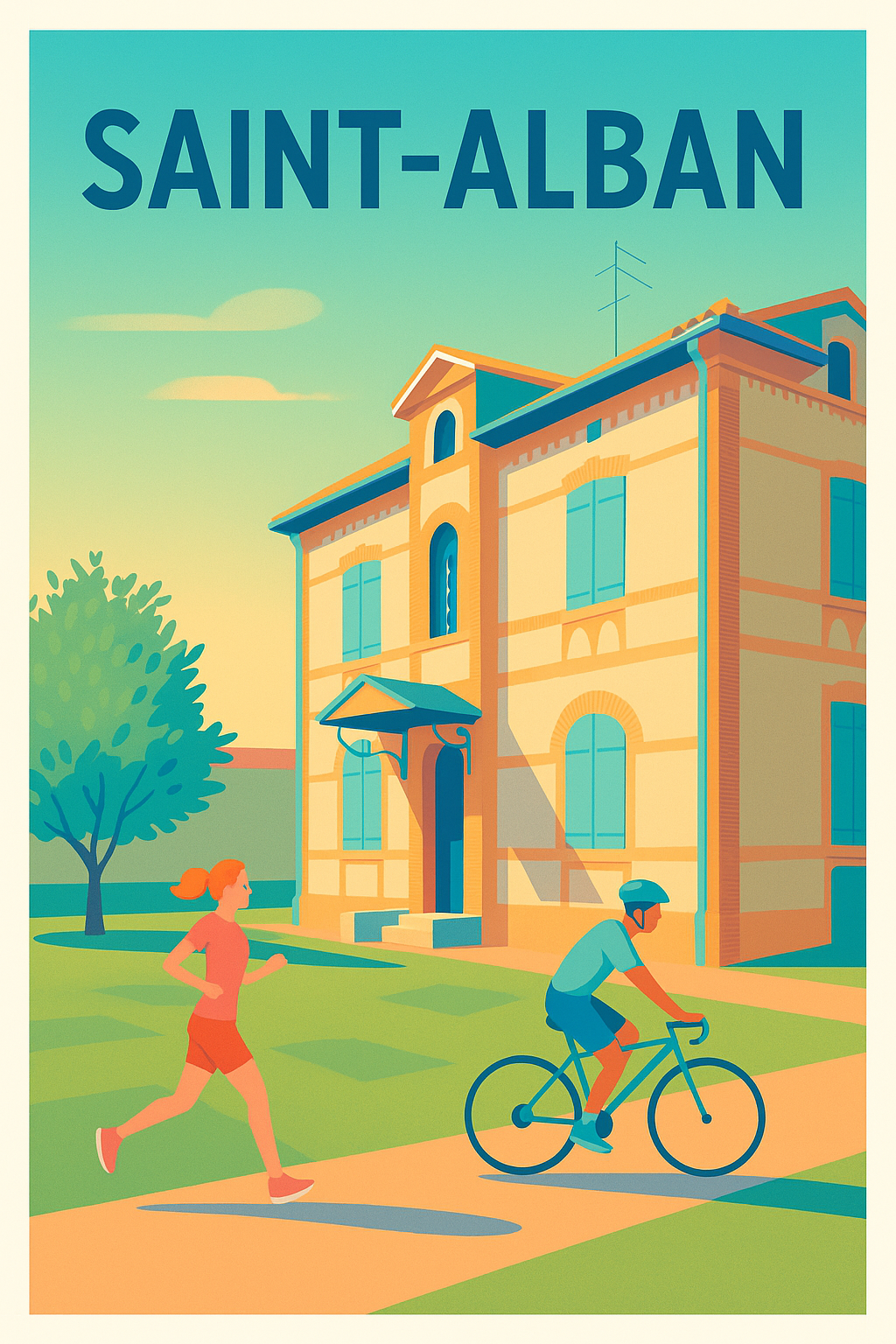 Affiche de Saint-Alban - Une escapade sportive en douceur