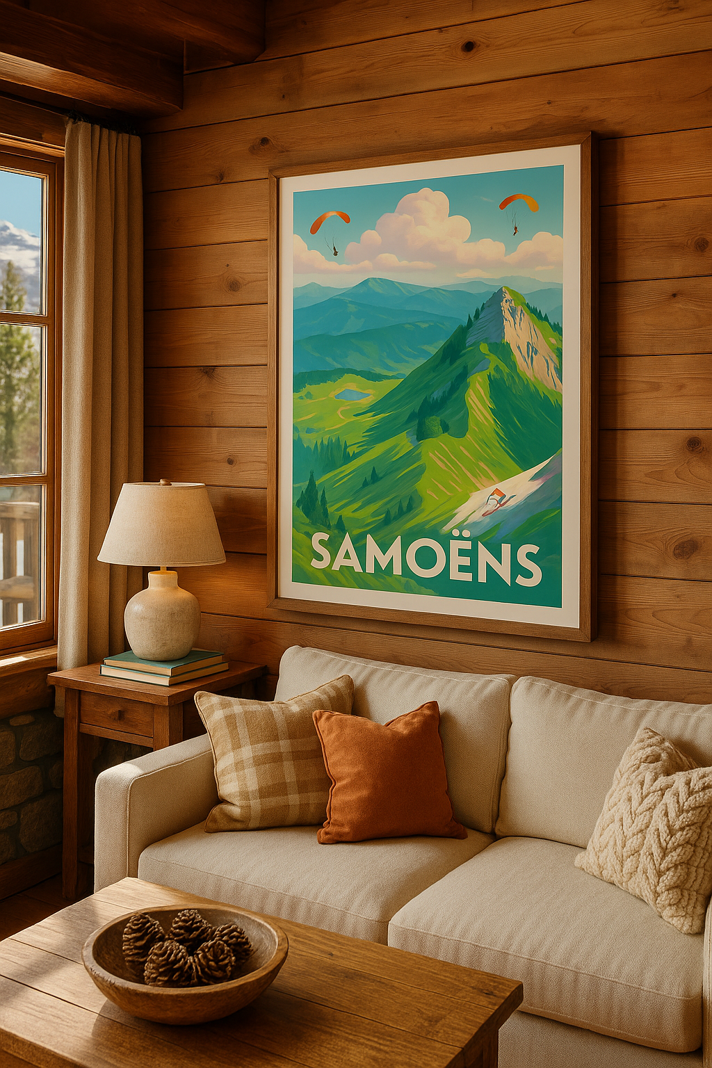 Mise en situation Affiche de Samoëns - Évasion alpine et sensations fortes
