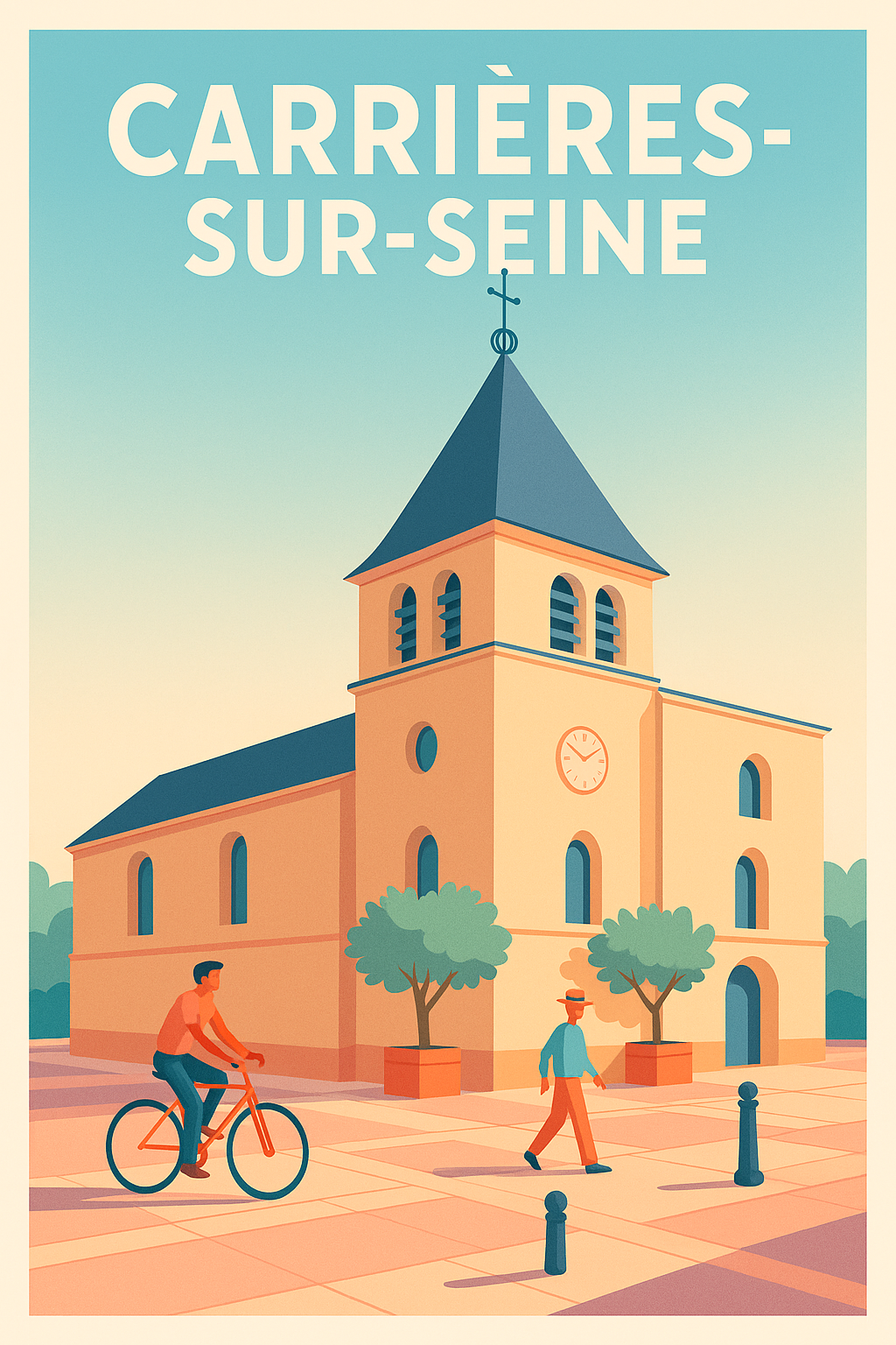 Affiche de Carrières-sur-Seine - Charme paisible au cœur de la ville