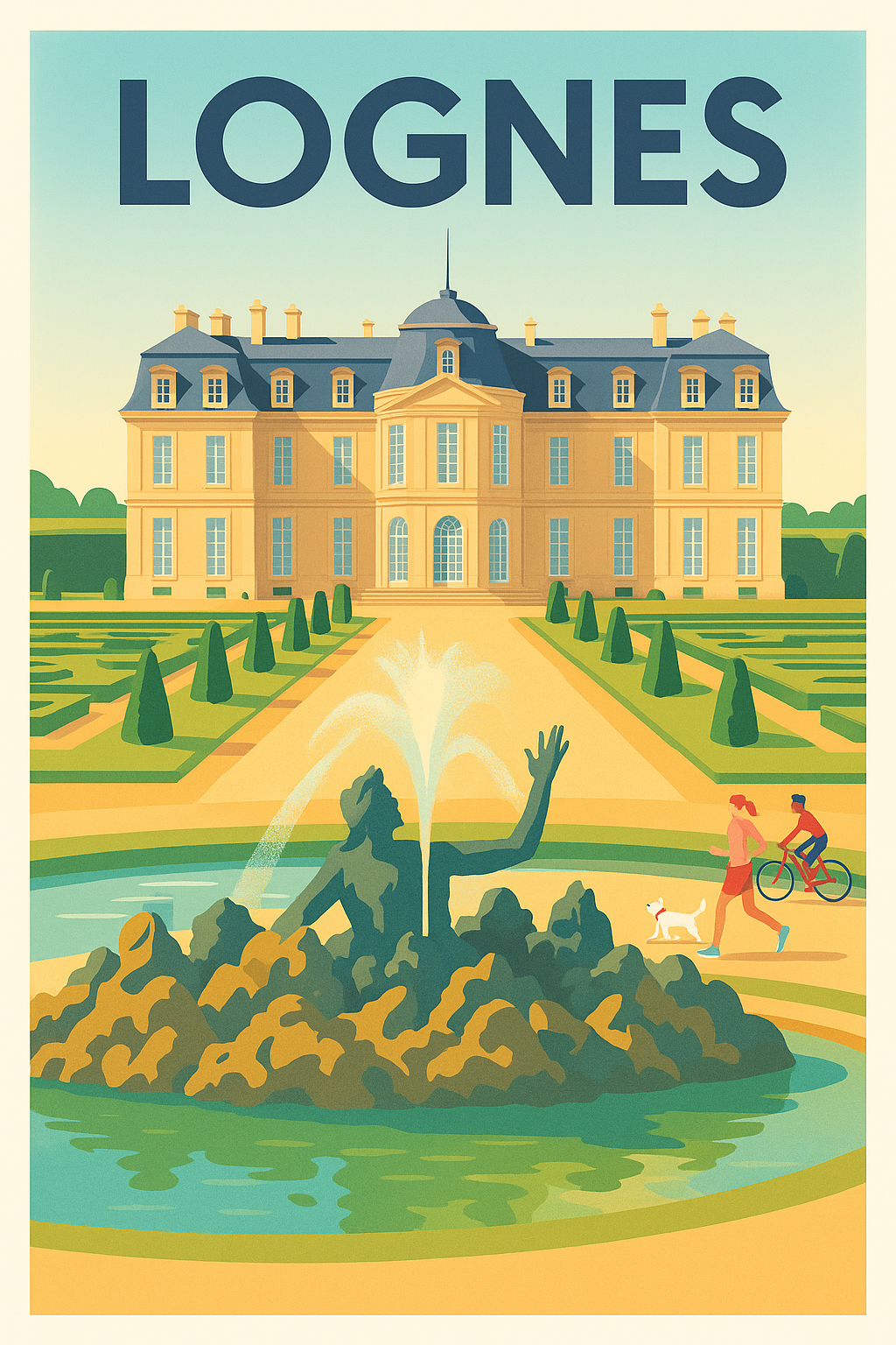 Affiche de Lognes - Élégance et Sérénité au Château