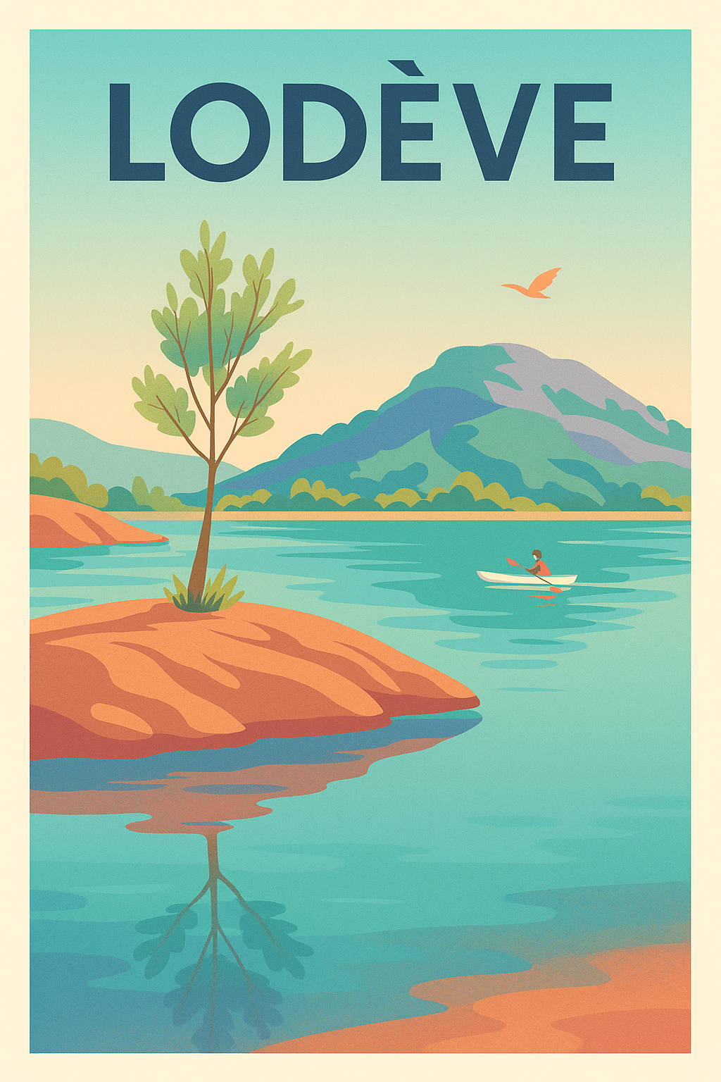 Affiche de Lodève - Évasion au bord de l'eau