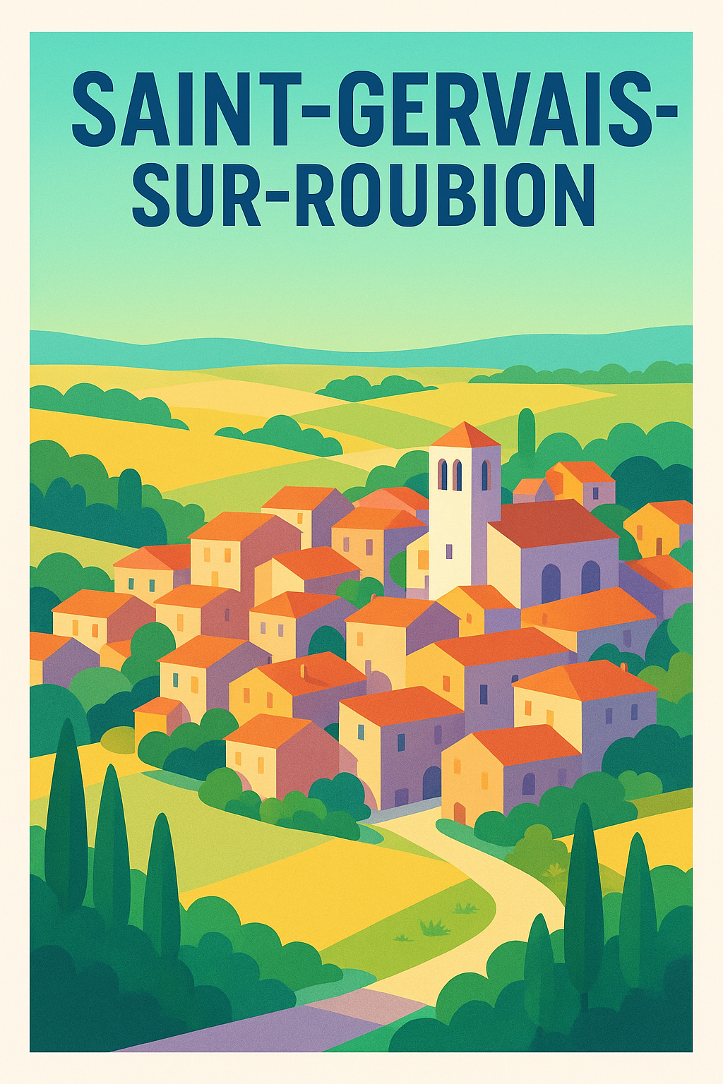 Affiche de Saint-Gervais-sur-Roubion - Charme Provençal Authentique
