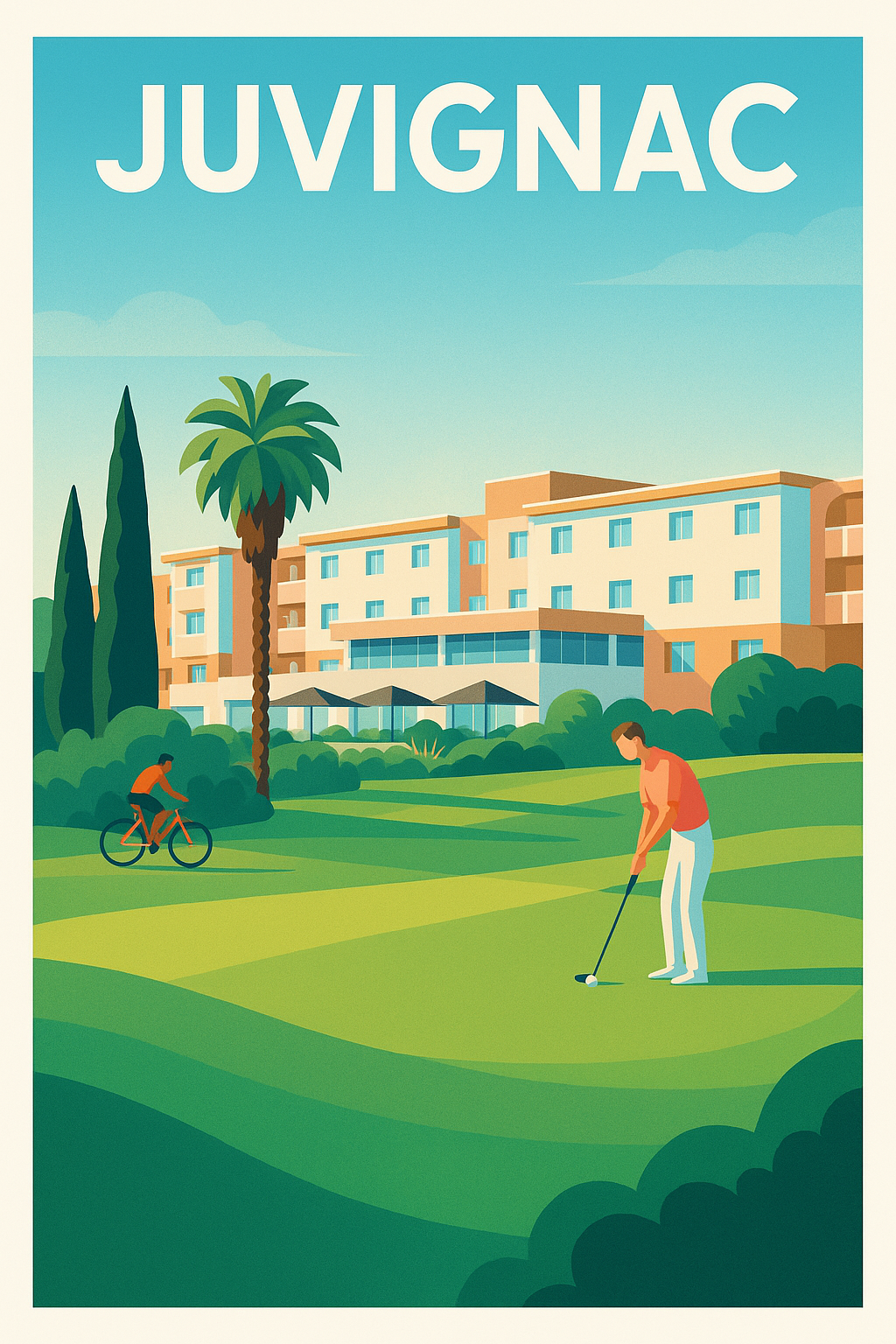 Affiche de Juvignac - Esprit détente au cœur du golf