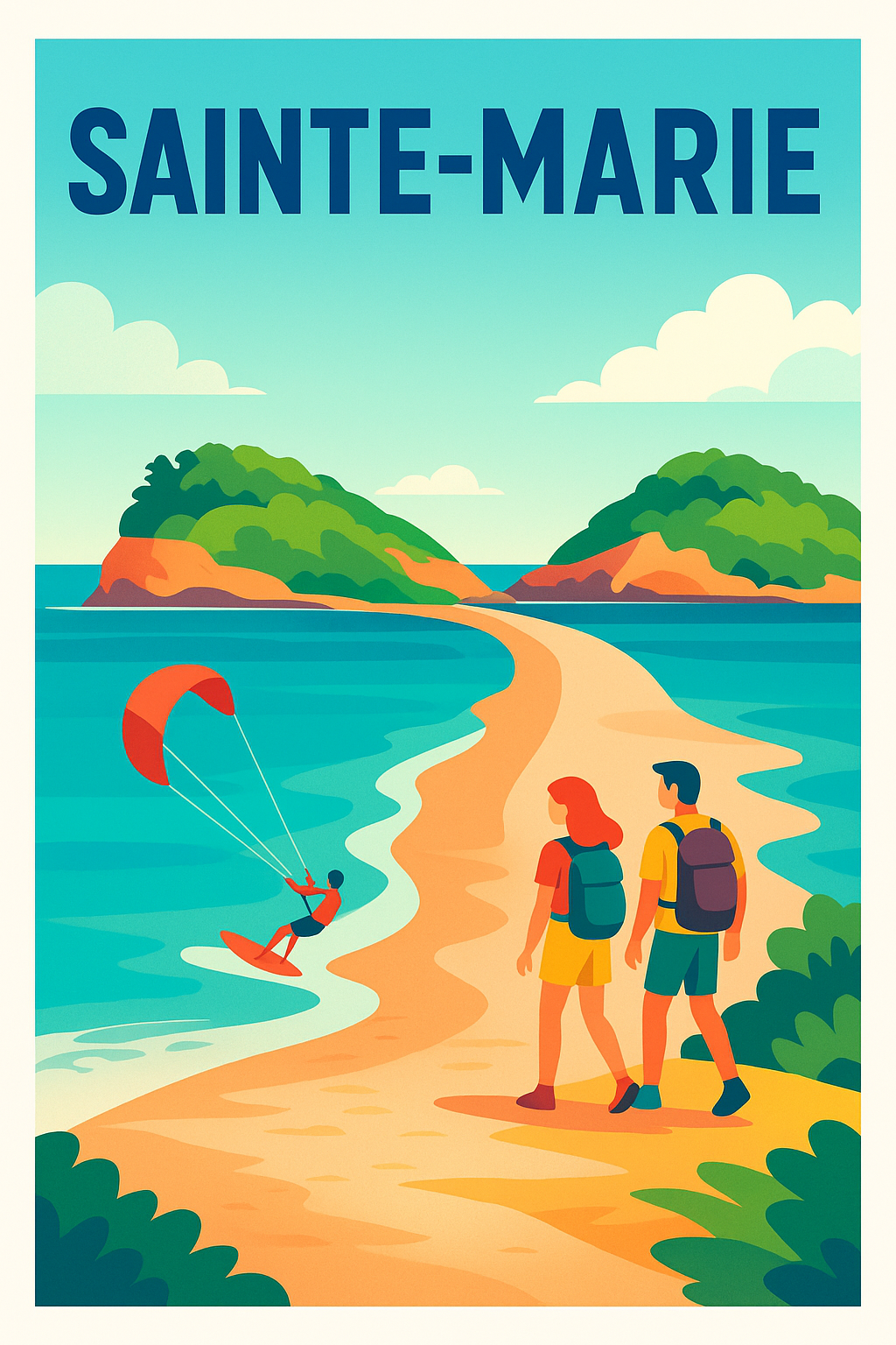 Affiche de Sainte-Marie - Escapade entre mer et aventure