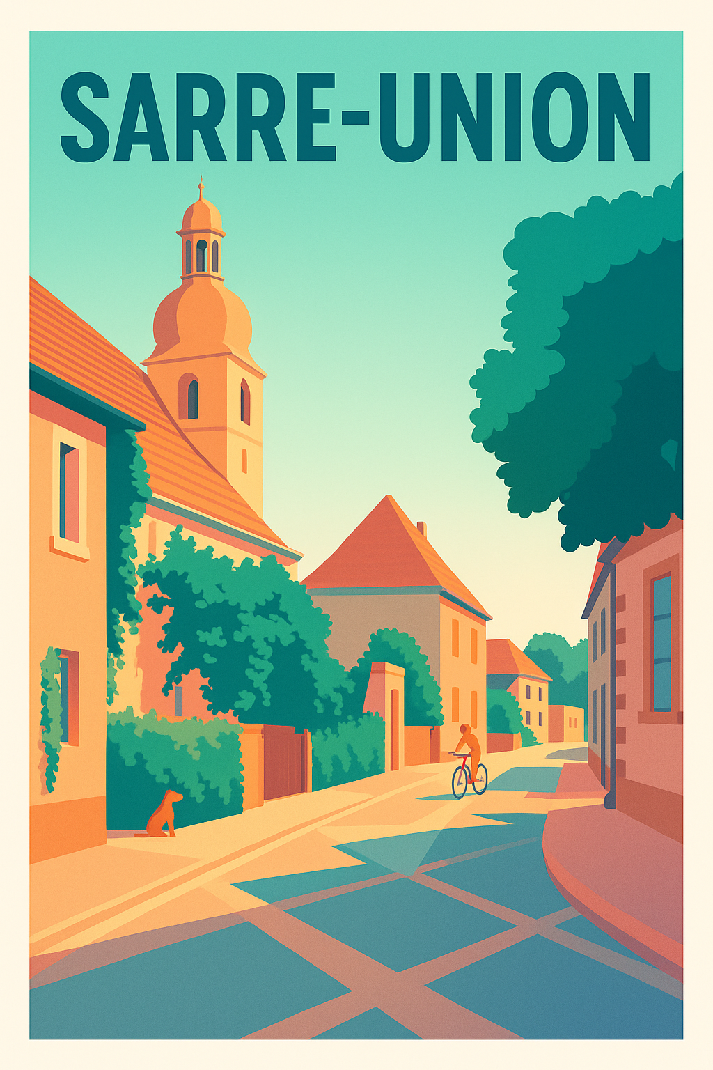 Affiche de Sarre-Union - L'élégance d'un village alsacien à découvrir
