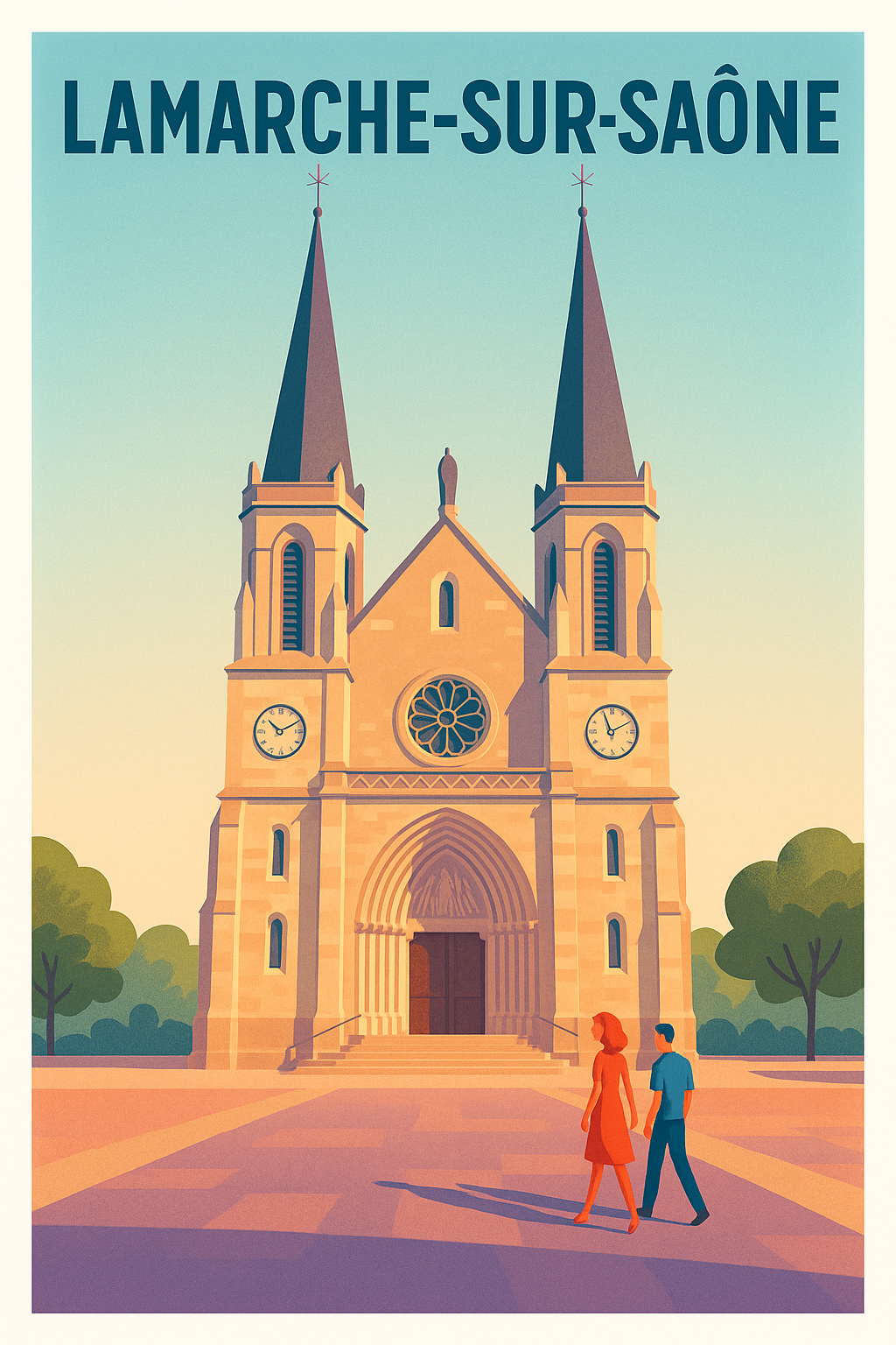 Affiche de Lamarche-sur-Saône - Charme et sérénité au cœur de la Bourgogne