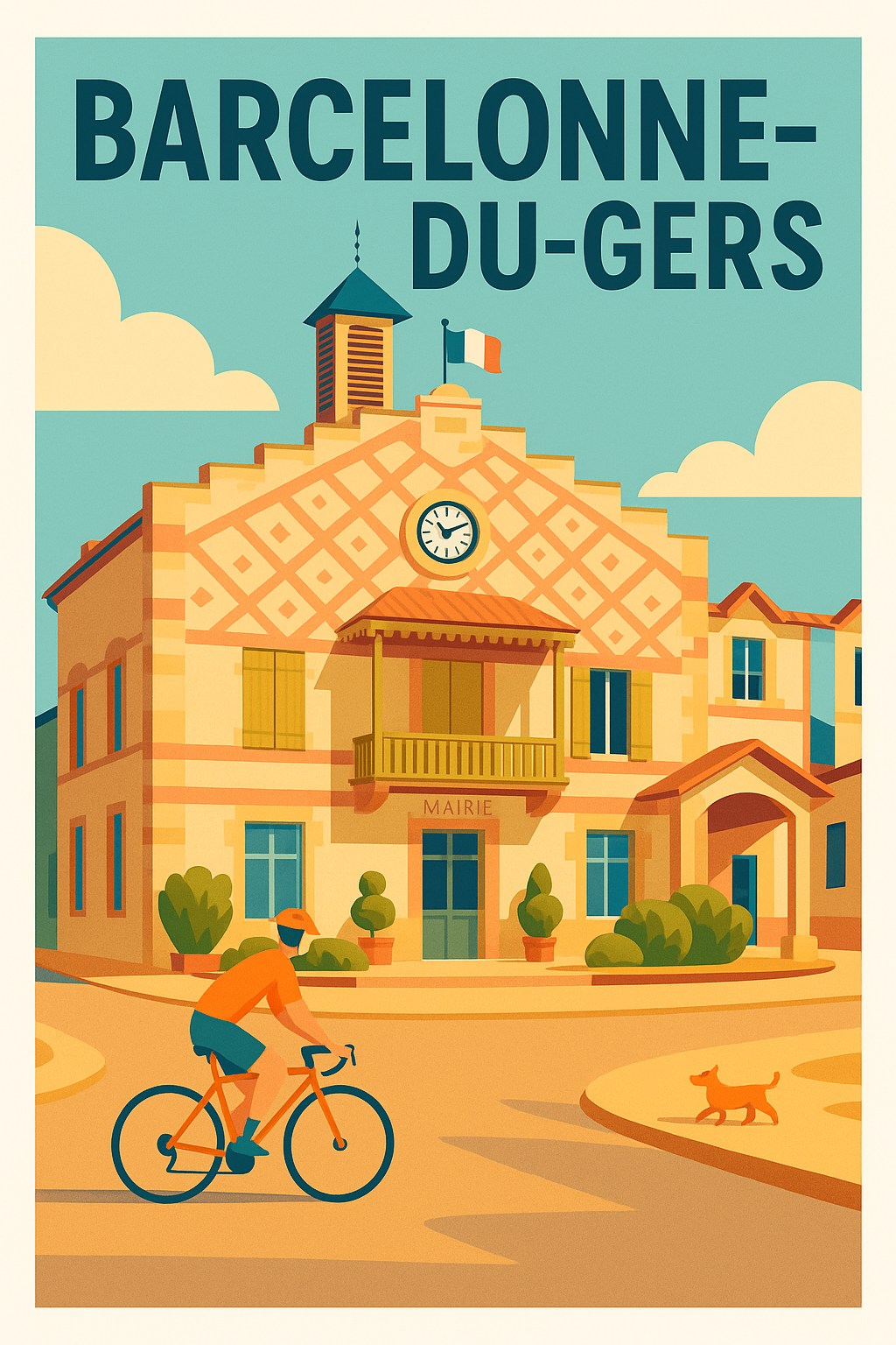 Affiche de Barcelonne-du-Gers - Charme et sérénité au cœur du village