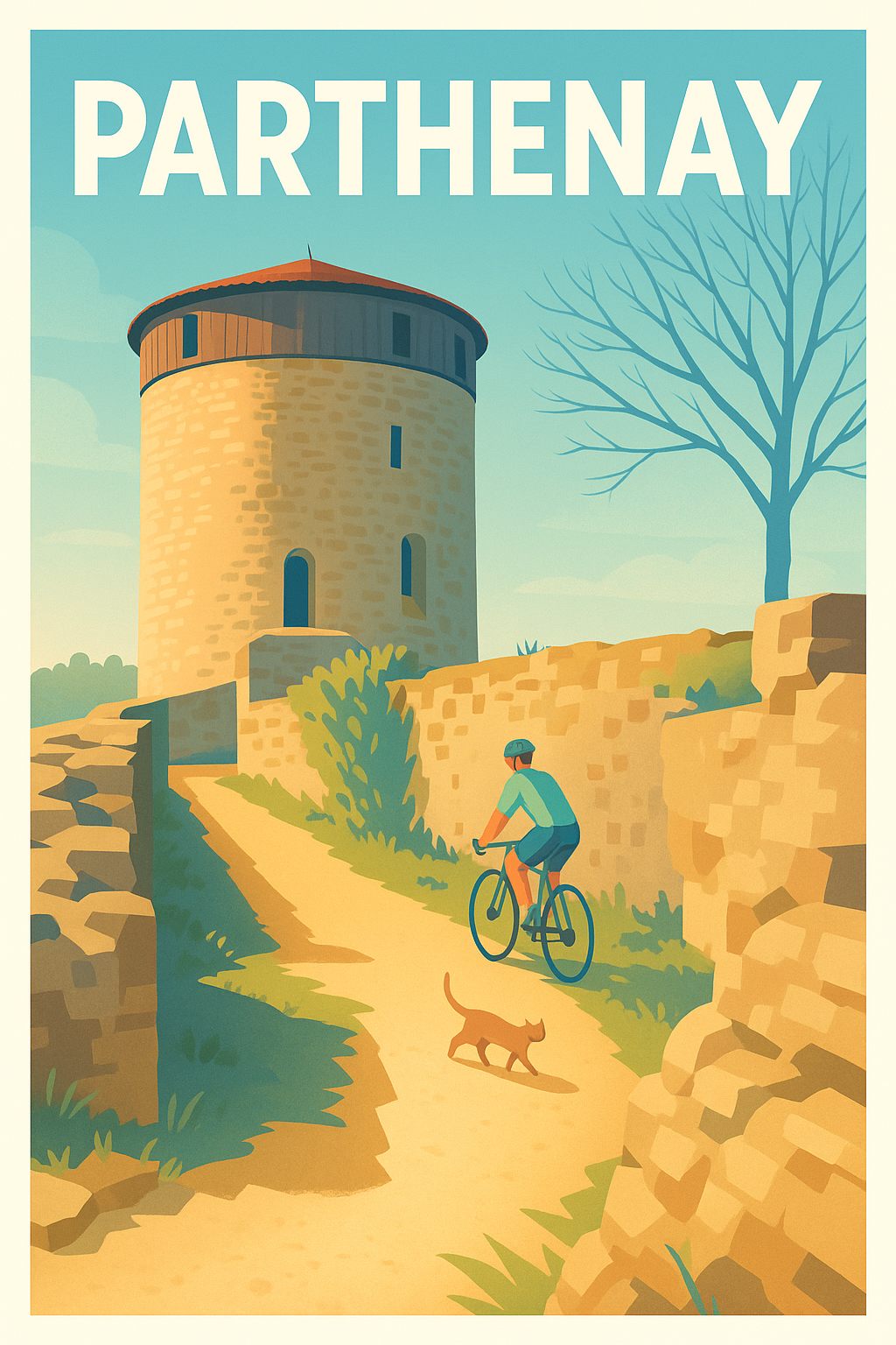 Affiche de Parthenay - Balade au fil de l'histoire