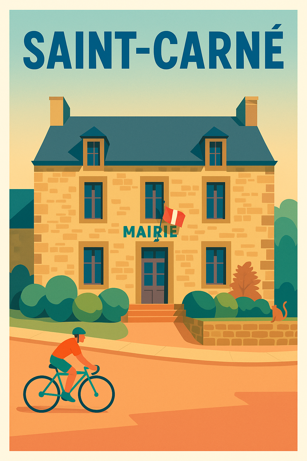 Affiche de Saint-Carné - Charme et tranquillité au cœur de la Bretagne