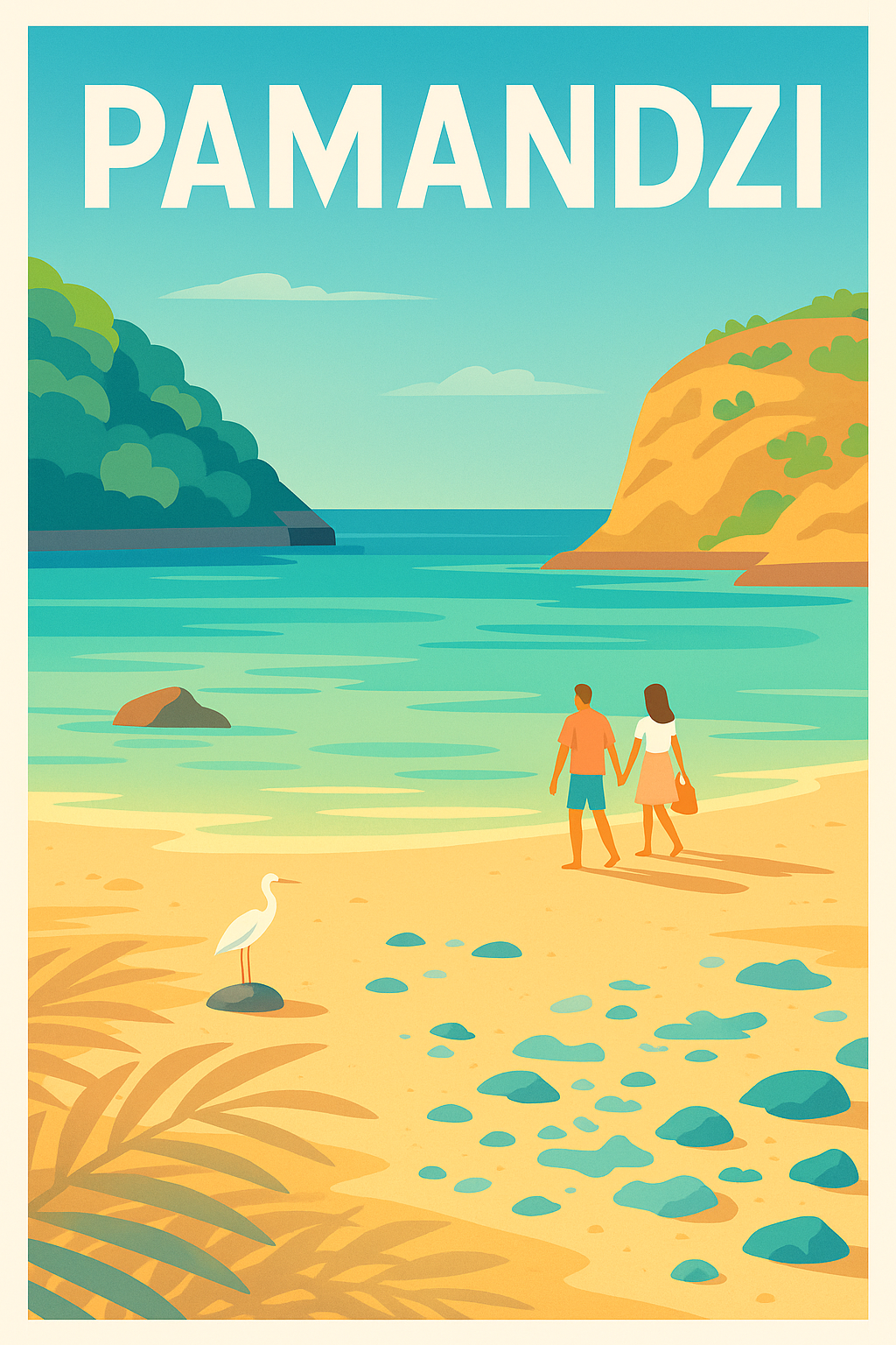 Affiche de Pamandzi - Évasion romantique au bord de l'eau