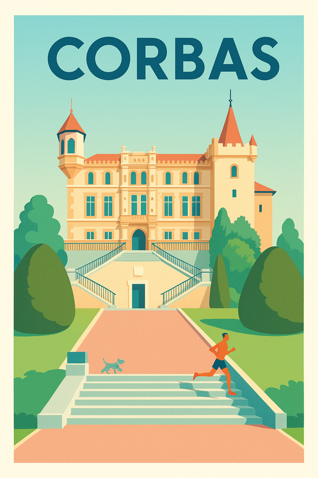 Affiche de Corbas - Élégance et Vitalité au Château