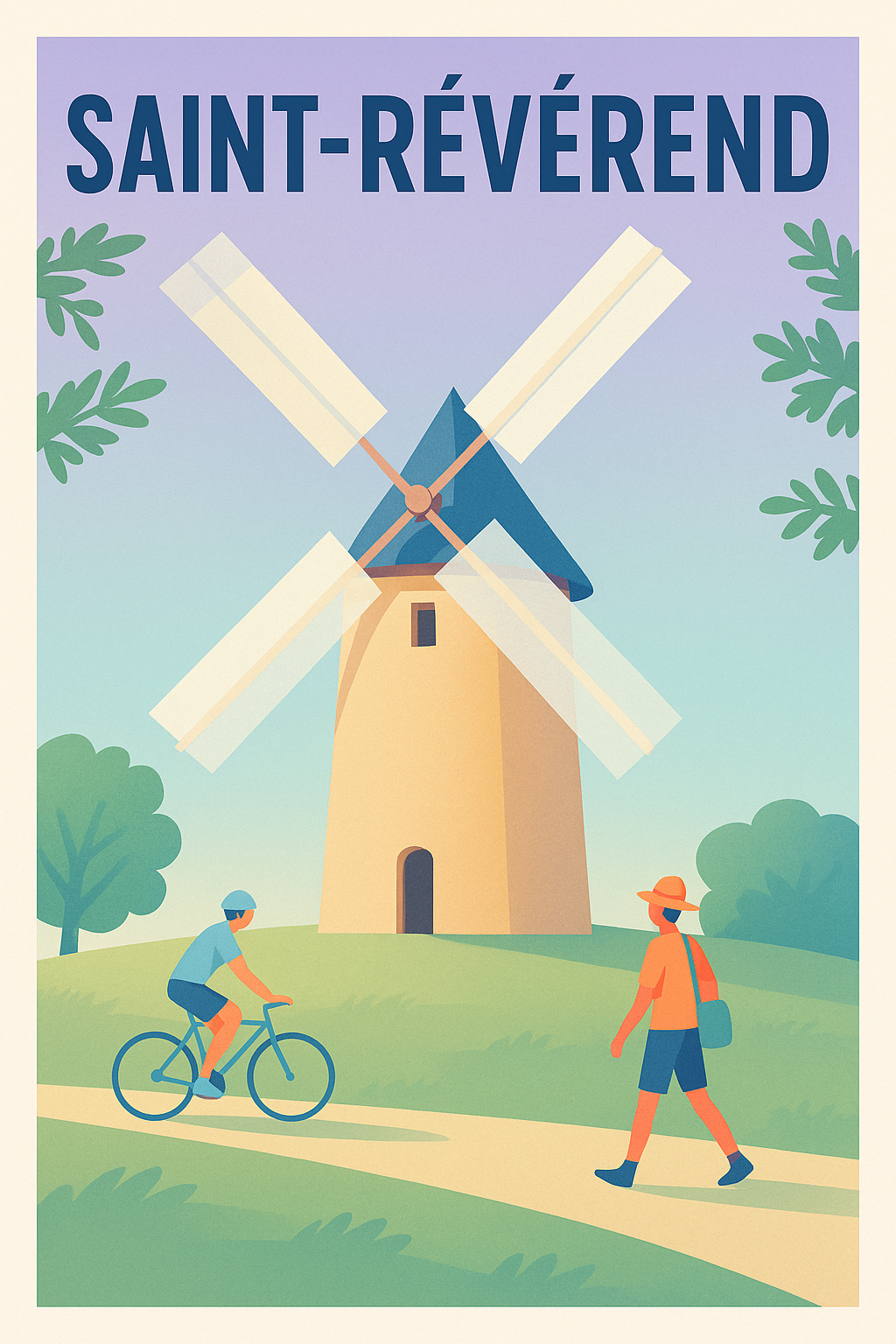 Affiche de Saint-Révérend - L'escapade champêtre au moulin