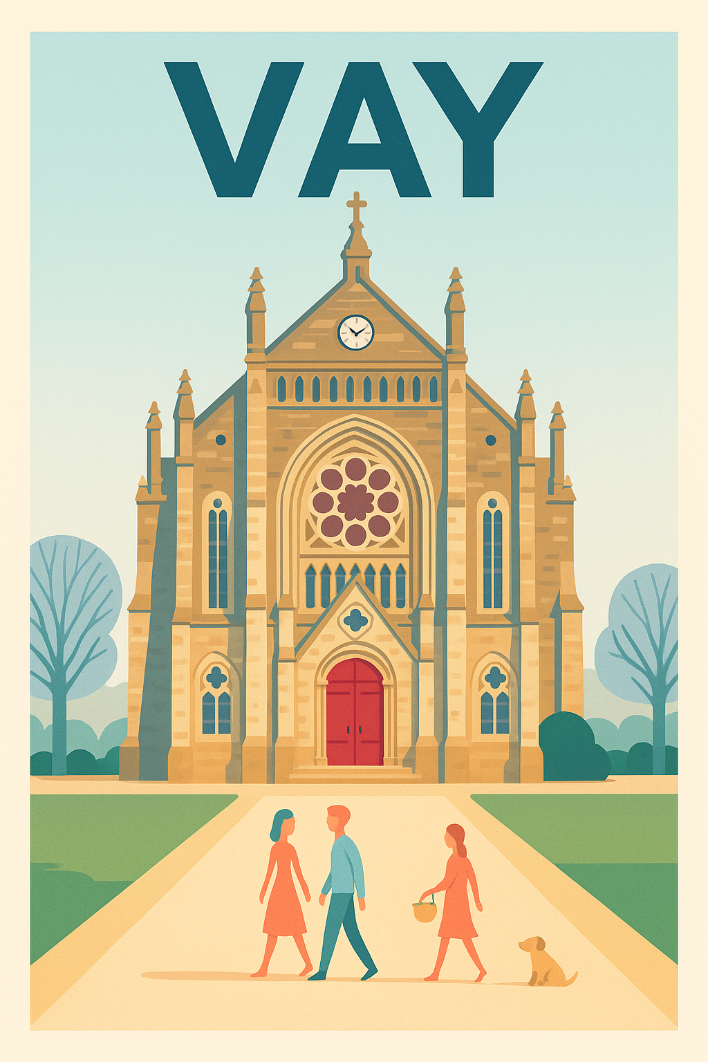 Affiche de Vay - Évasion pittoresque au cœur de son patrimoine