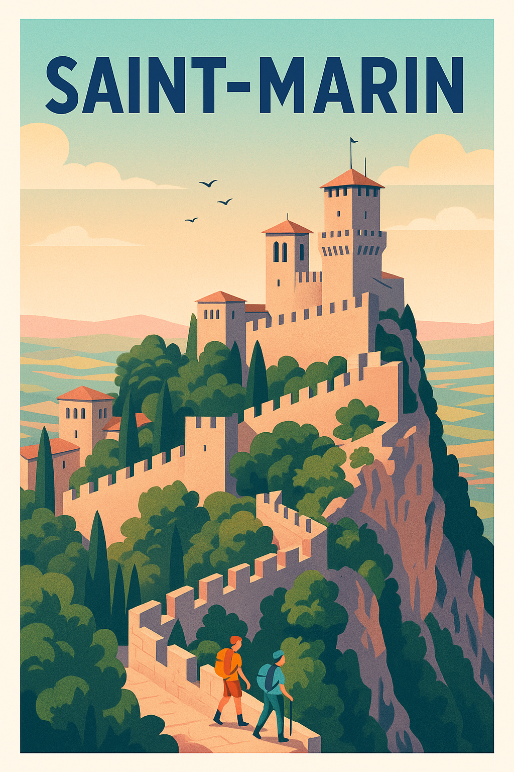 Affiche de Saint-Marin - Une forteresse au sommet de l'histoire